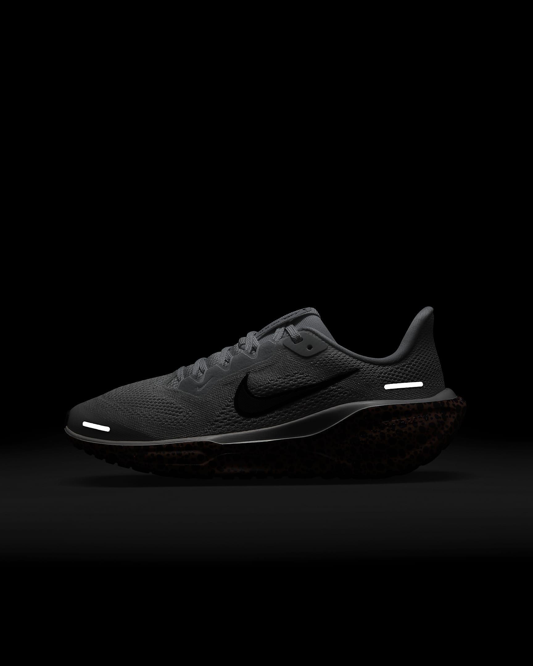 Běžecké silniční boty Nike Pegasus 41 Electric pro větší děti - Football Grey/Total Orange/Dark Obsidian