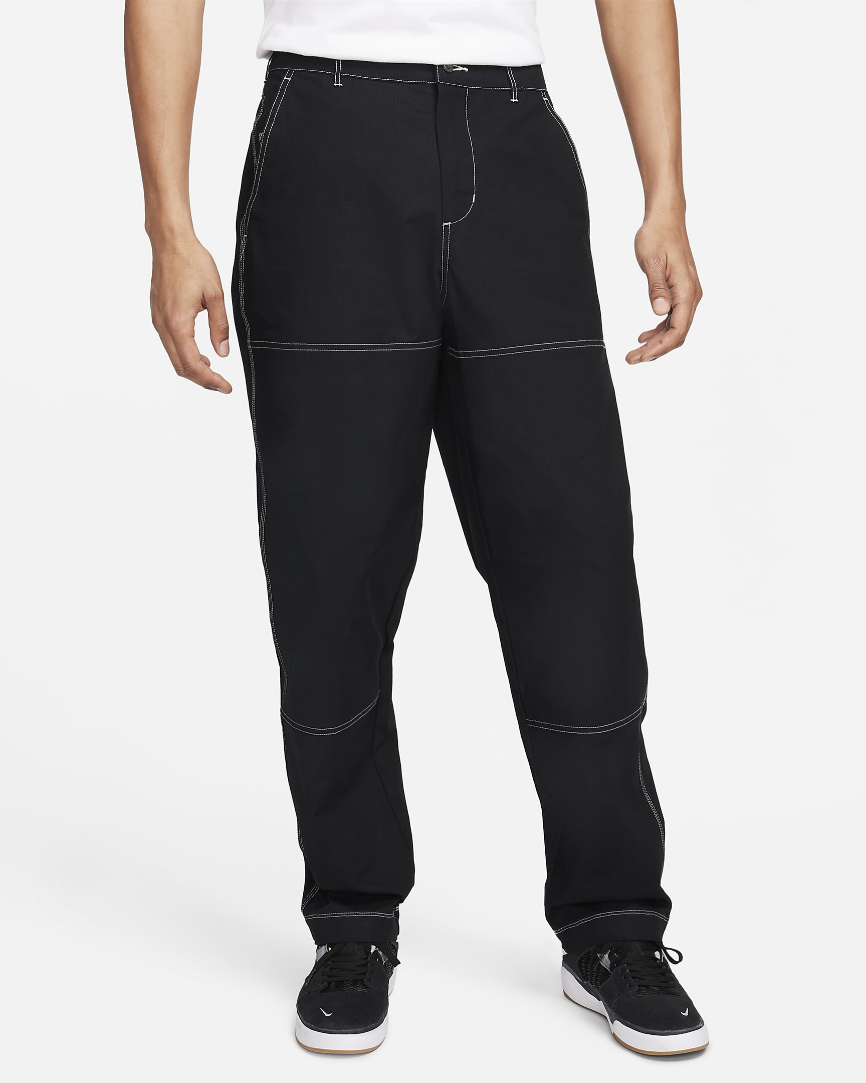 Nike SB Pantalón de skateboard con refuerzo en la rodilla - Hombre - Negro