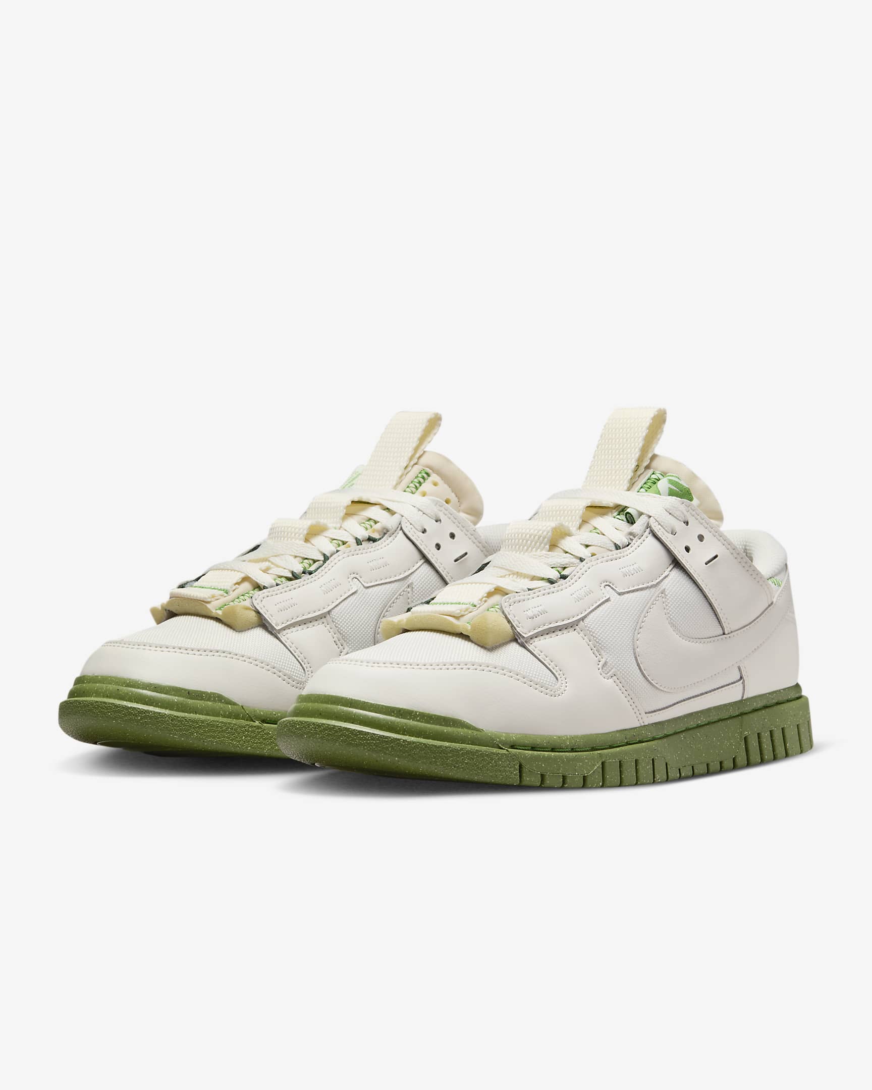 Nike Air Dunk Low Jumbo Men's Shoes - Phantom/Chlorophyll/Earth/Phantom