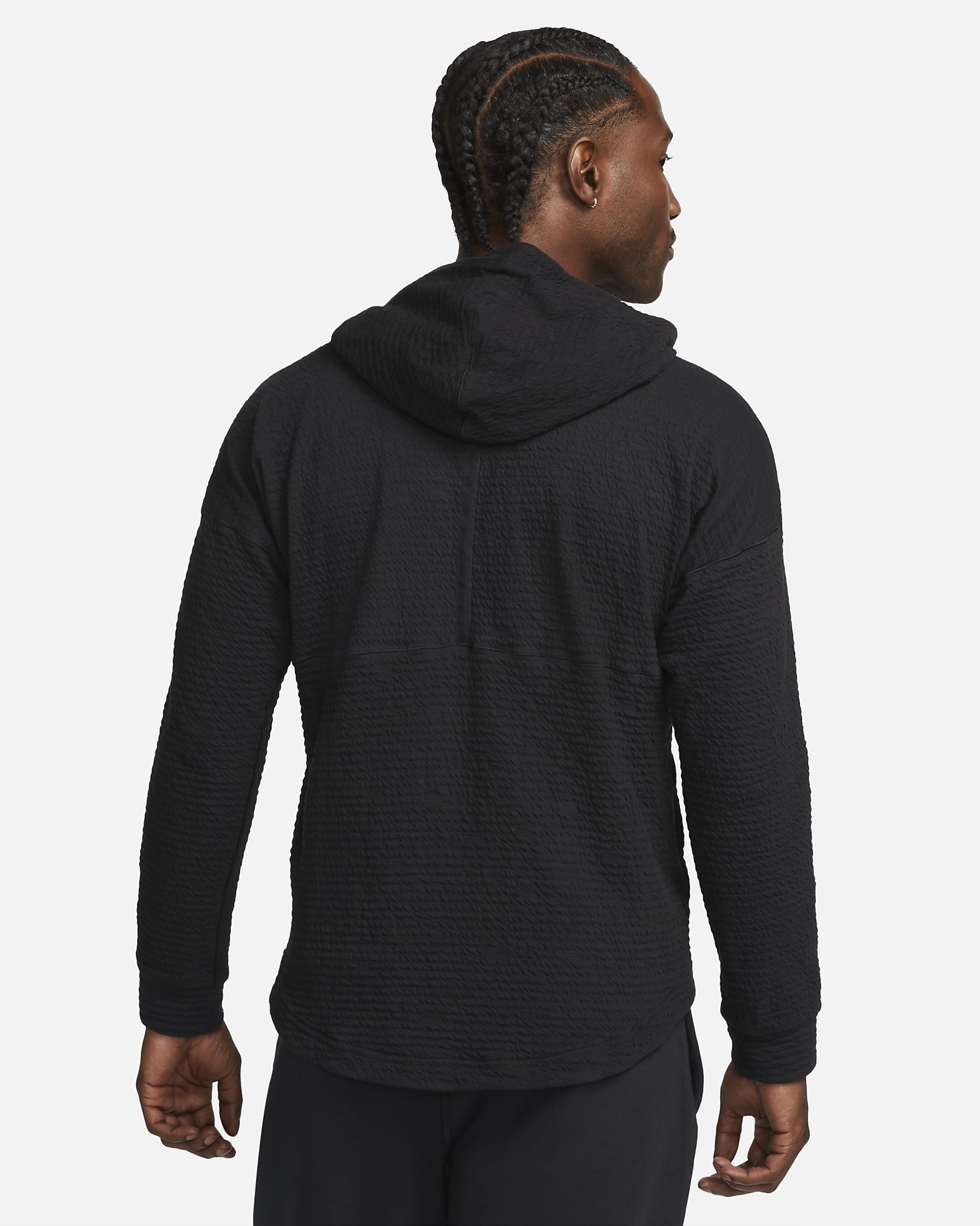 Nike Yoga Men's Dri-FIT Pullover - Black/Black