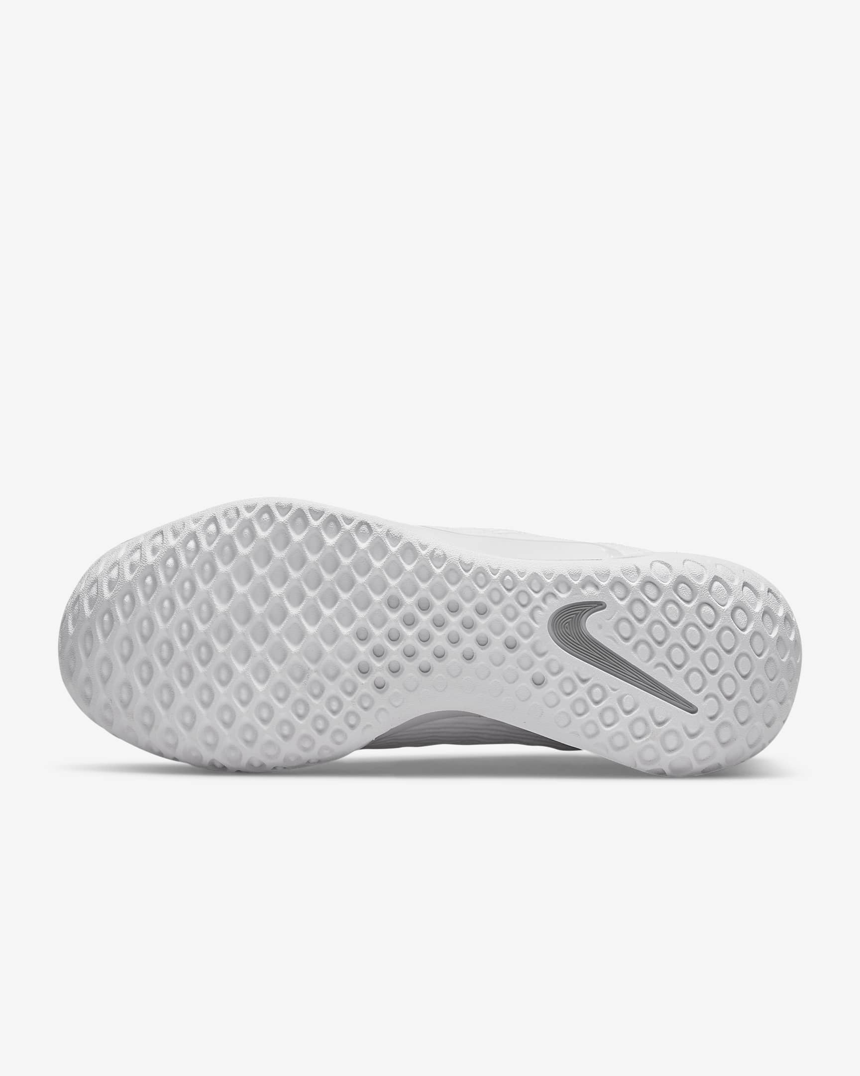 NikeCourt Zoom NXT Women's Hard Court Tennis Shoes - White/Grey Fog/Metallic Silver