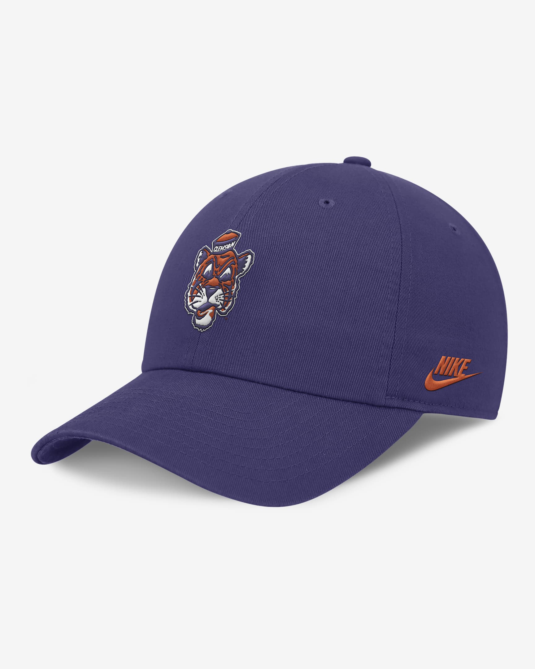 Clemson Tigers Legacy Club Men's Nike Dri-FIT College Adjustable Hat - New Orchid