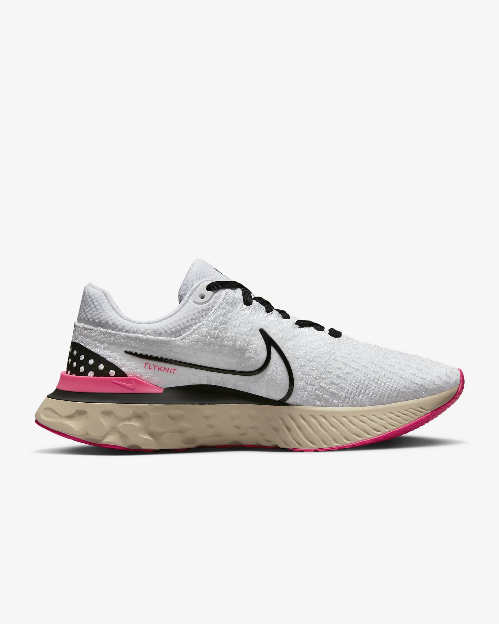 Calzado de running en carretera para hombre Nike React Infinity 3 - Blanco/Blanco perla/Hiperrosa/Negro