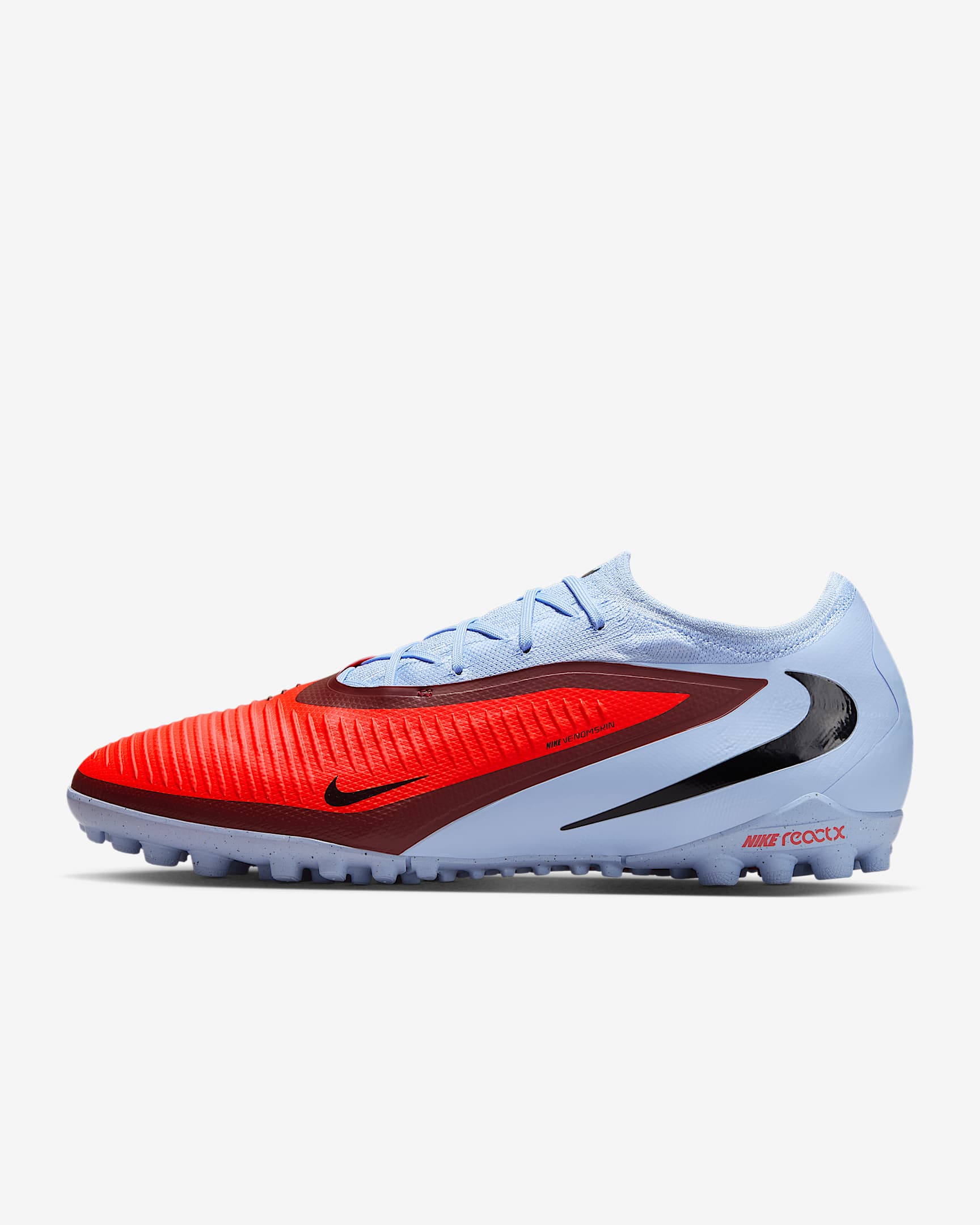 Nike Phantom 6 Low Pro Turf Soccer Shoes - Royal Tint/Bright Crimson