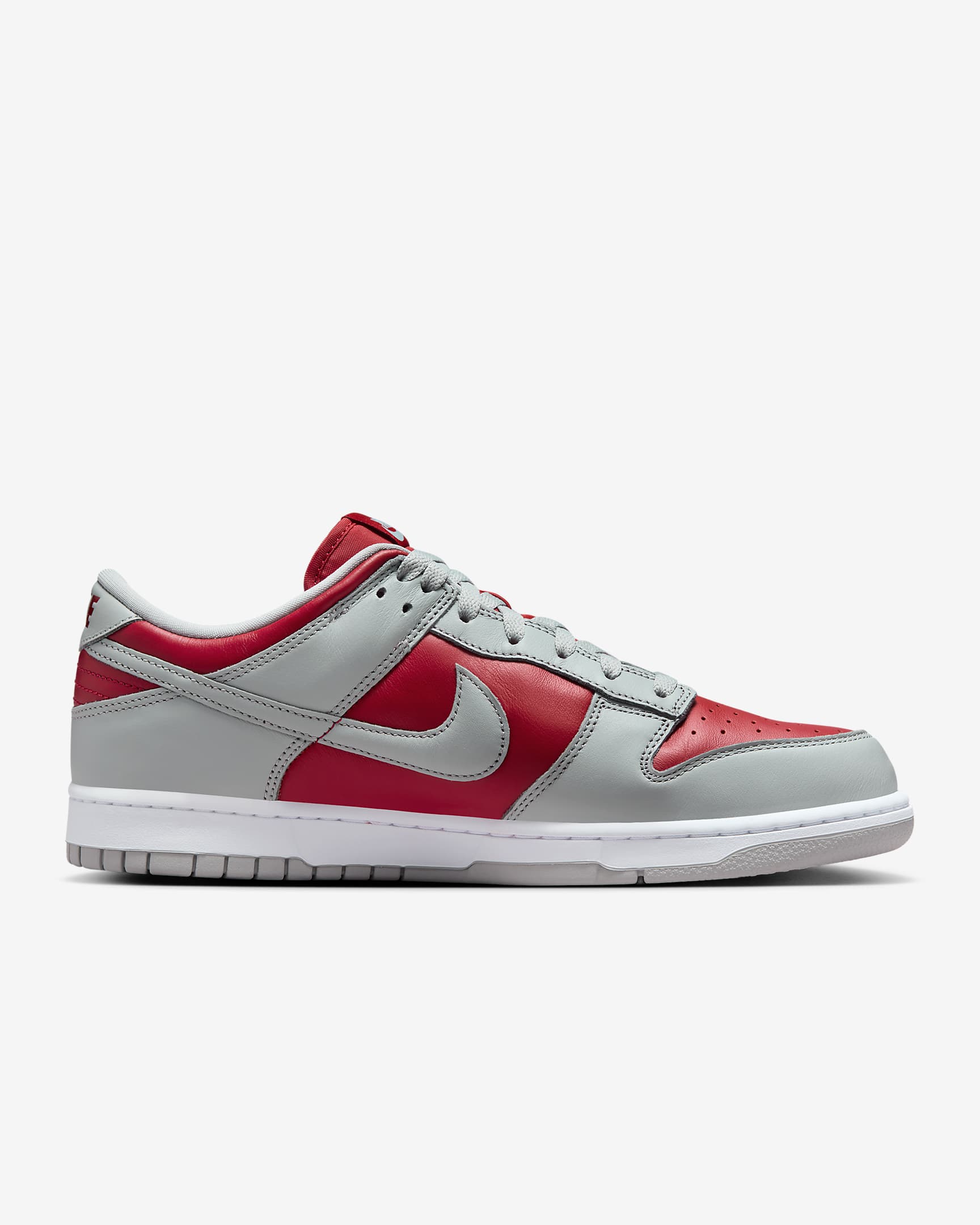 Nike Dunk Low Men's Shoes - Varsity Red/White/Silver