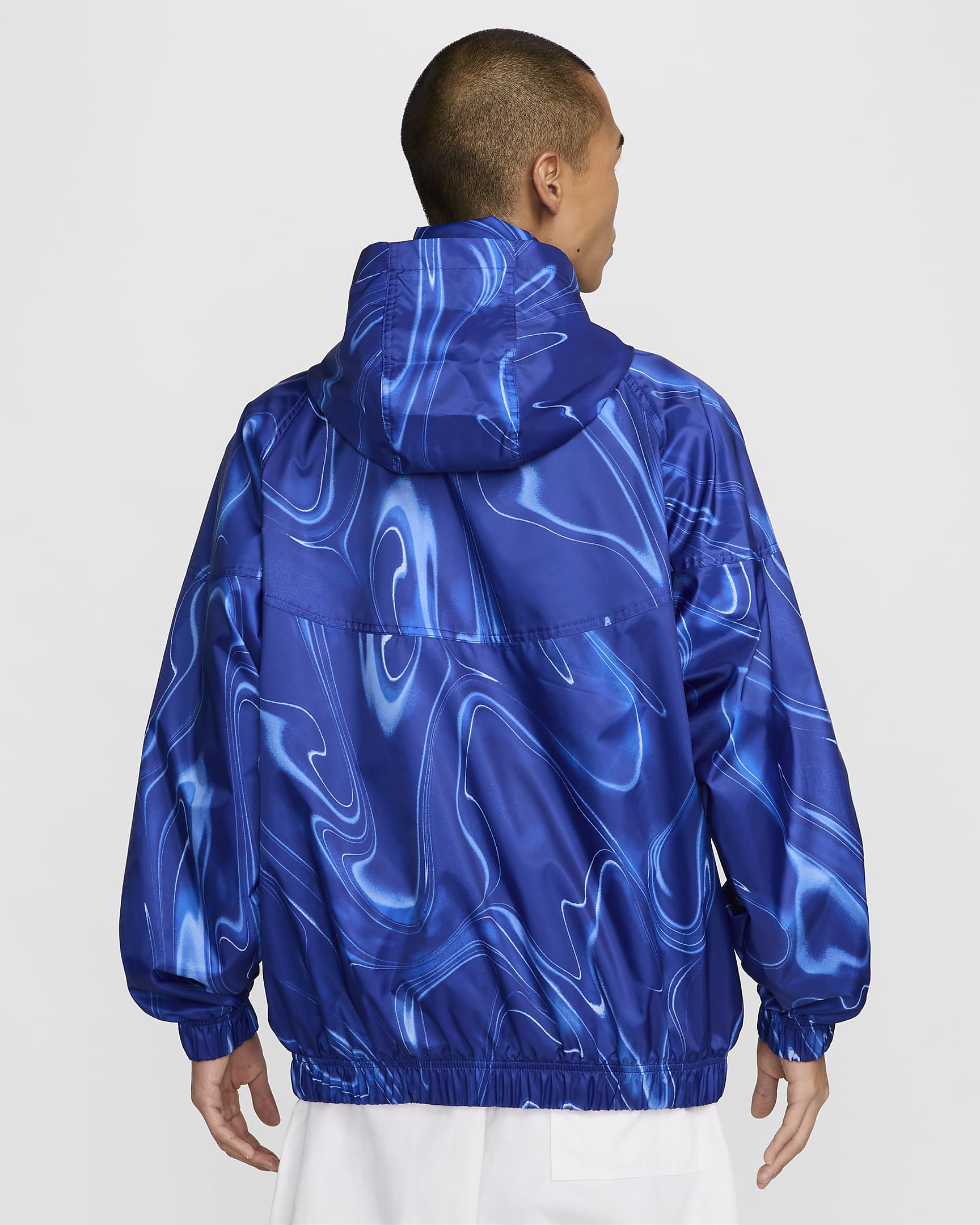 Chelsea FC Windrunner Anorak Nike Football - Hombre - Rush Blue/Blanco