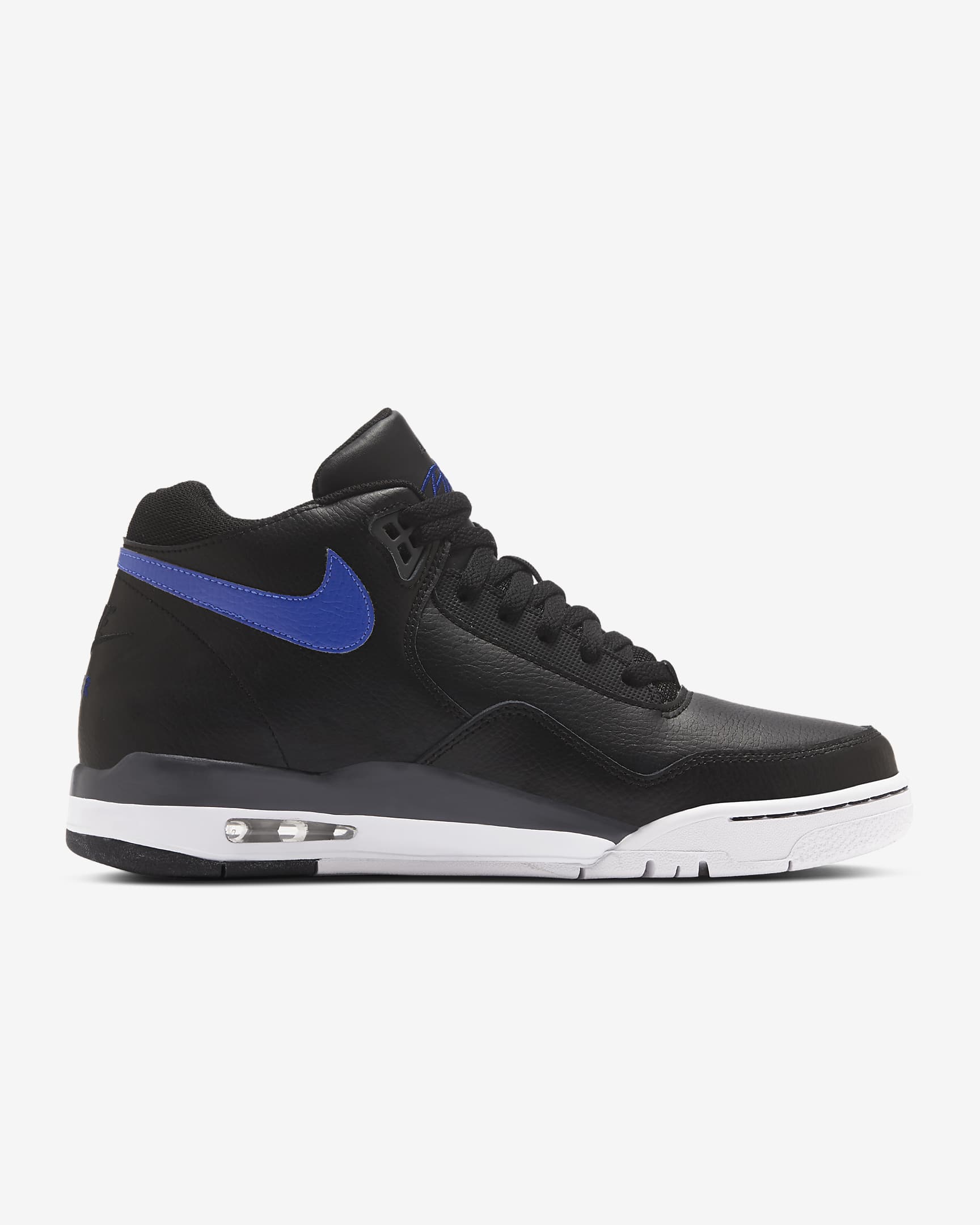 Nike Flight Legacy Men's Shoes - Black/Dark Smoke Grey/White/Hyper Blue