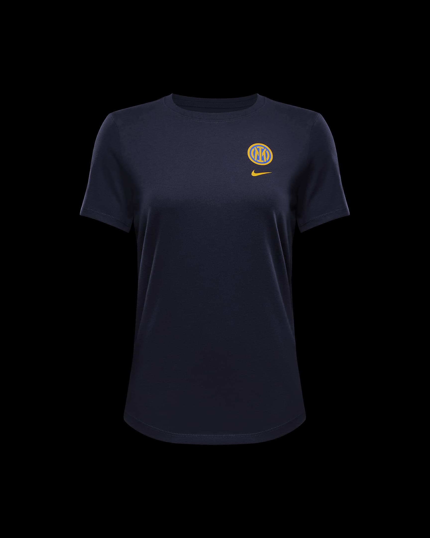 Inter Milan Supporter Women's Nike Football T-Shirt - Blackened Blue