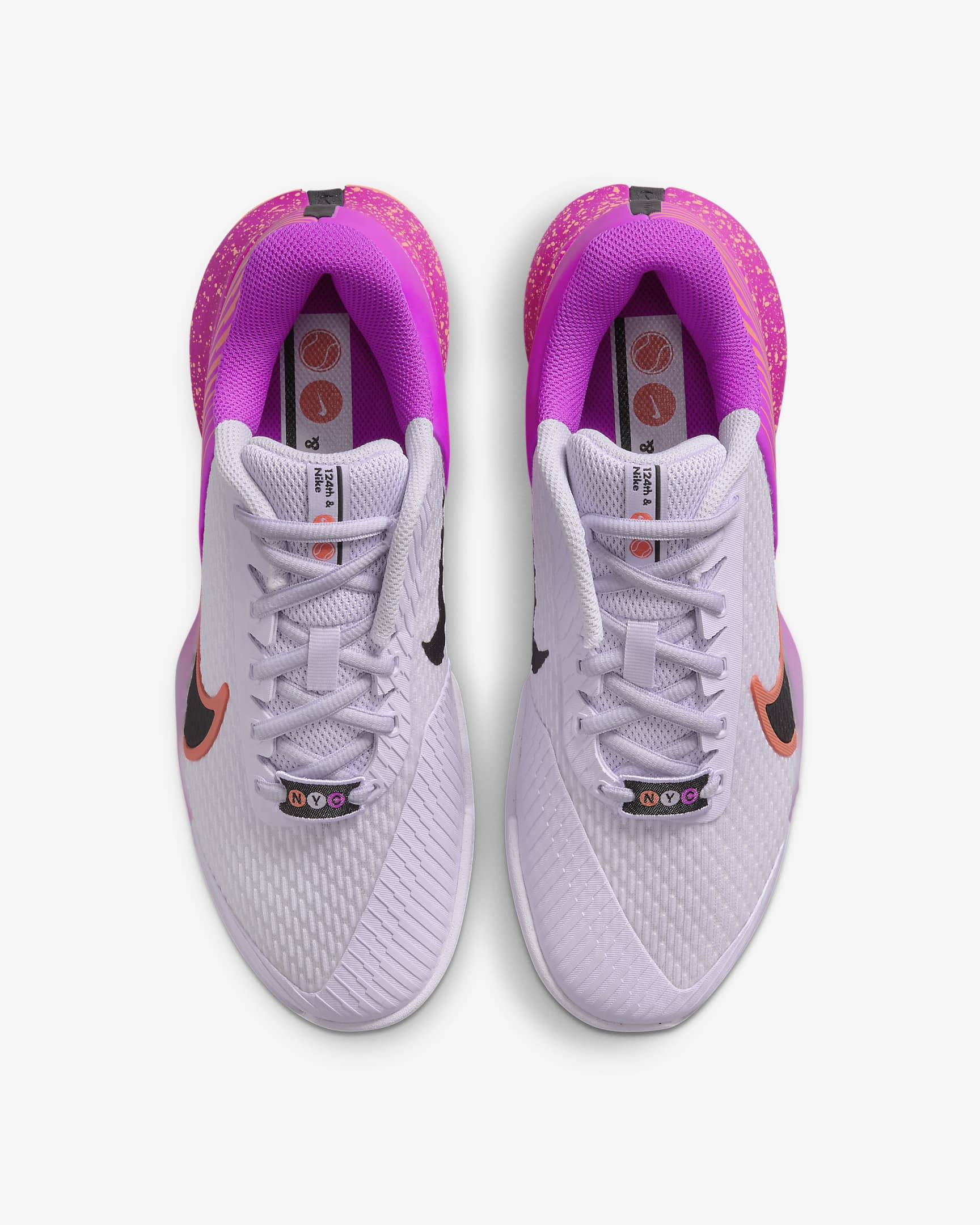 NikeCourt Vapor Pro 2 Premium Tennisschuh für Hartplätze (Damen) - Barely Grape/Vivid Grape/Light Wild Mango/Schwarz