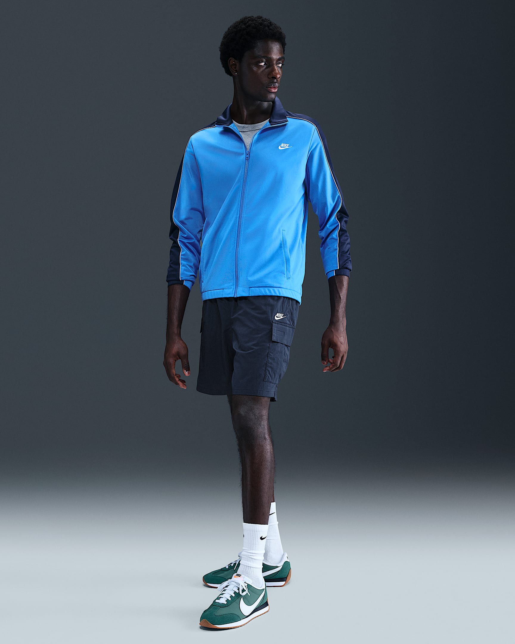 Nike Sportswear Club utilityshorts voor heren - Obsidian/Wit