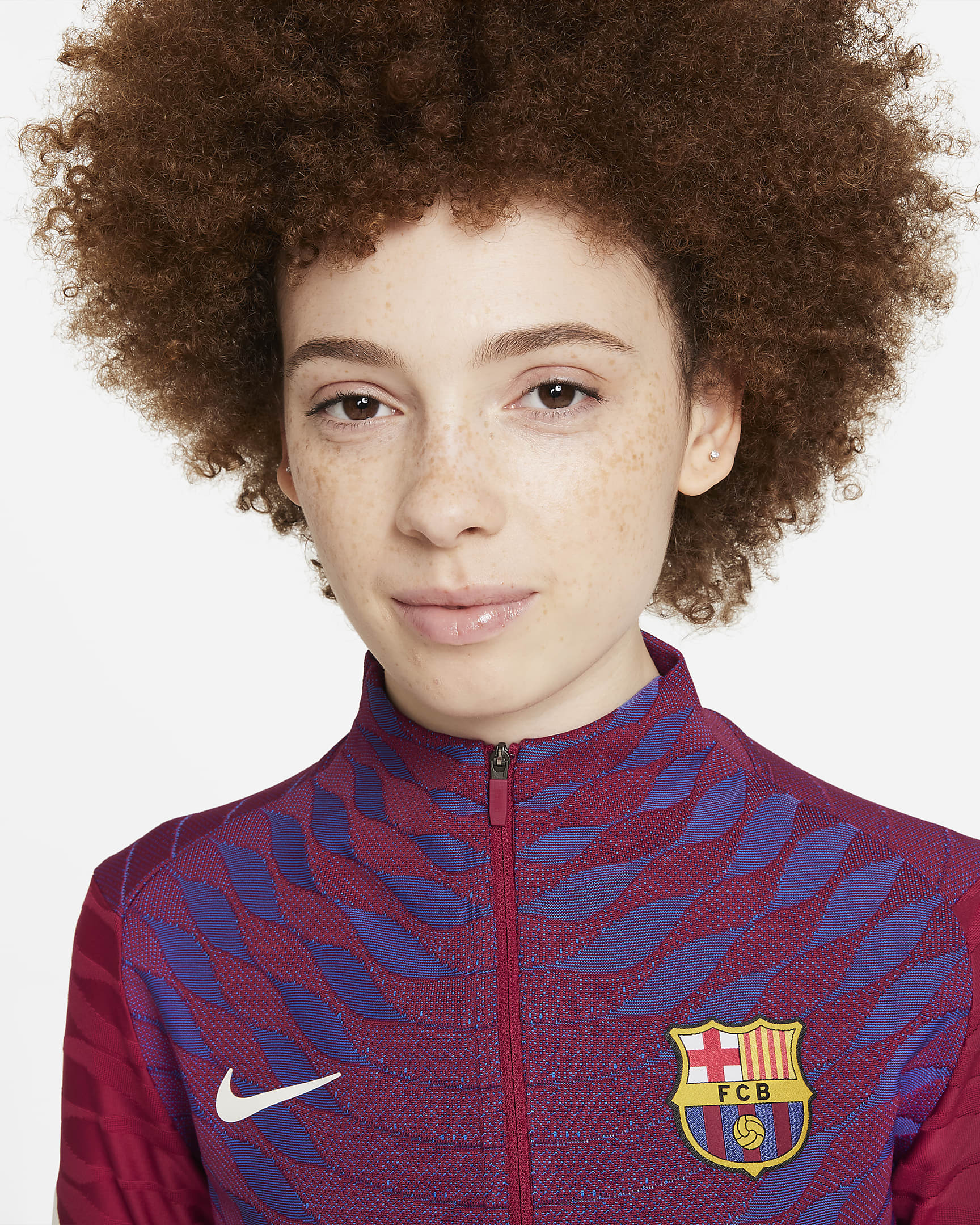 Fc Barcelona Strike Elite Womens Nike Dri Fit Adv Football Drill Top Nike Lu 6756