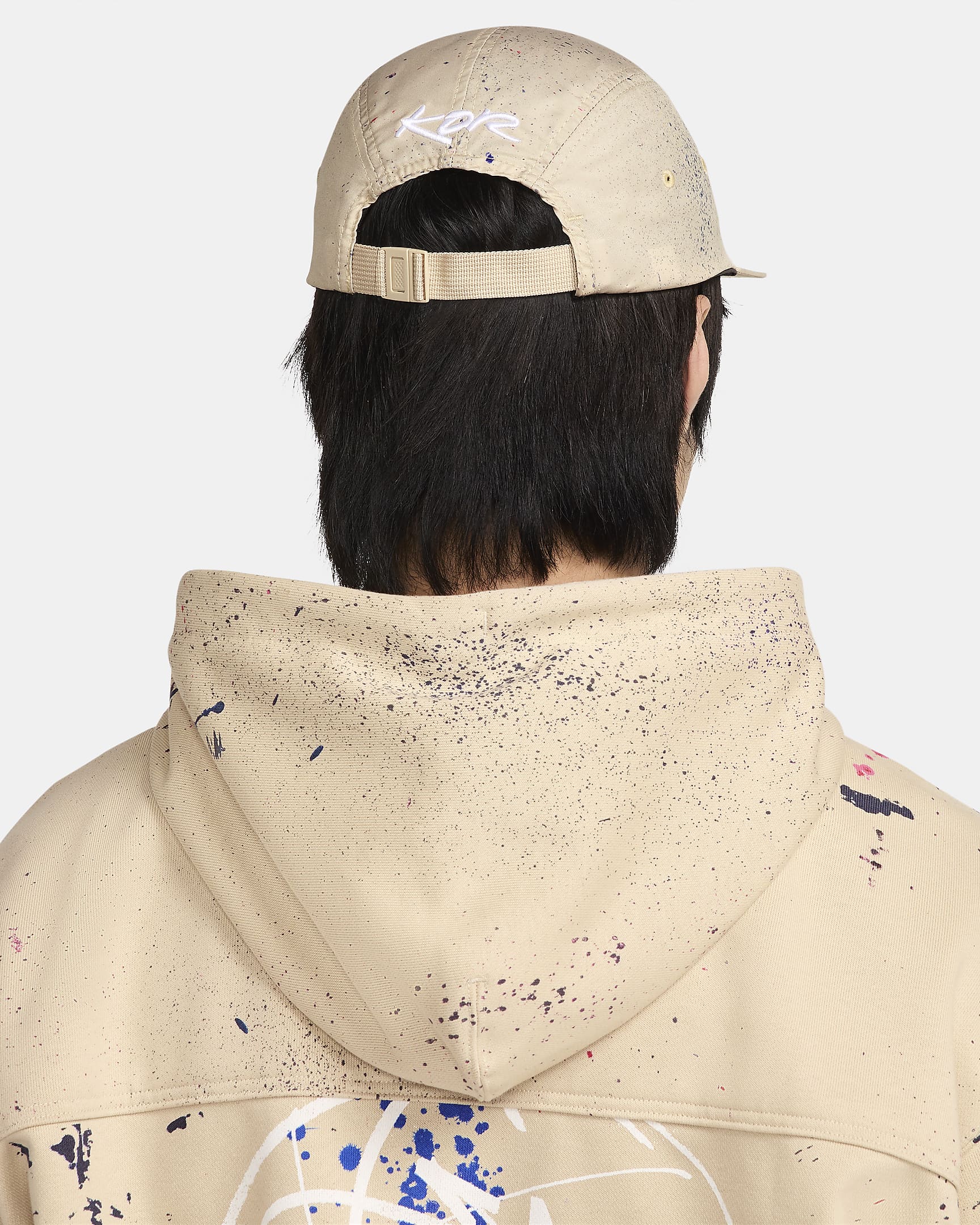 Korea Fly Nike Dri-FIT Breaking Cap - Sand Drift/White