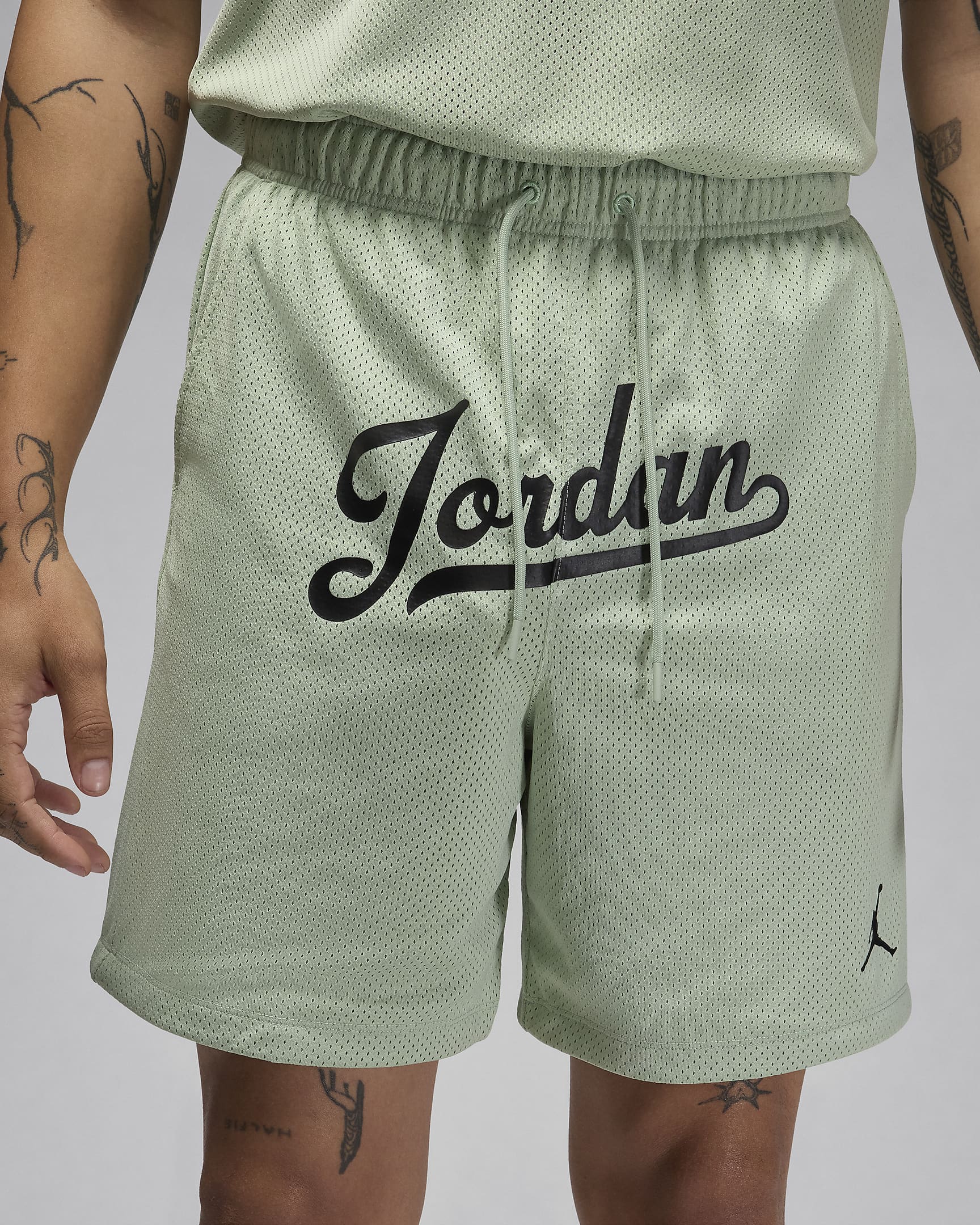 Shorts de malla para hombre Jordan Flight MVP - Espuma de mar/Negro/Negro