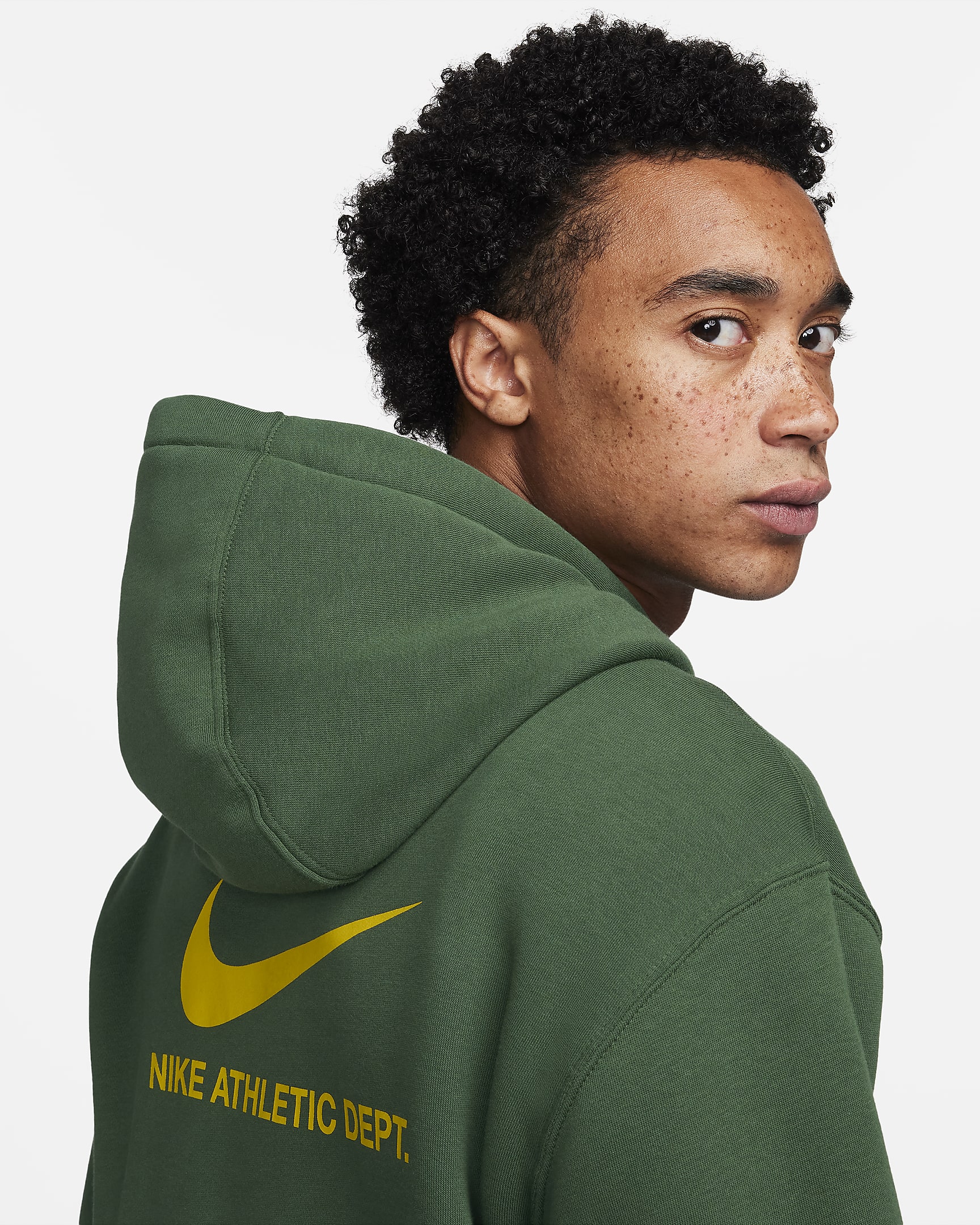 Męska dzianinowa bluza z kapturem Nike Sportswear - Fir