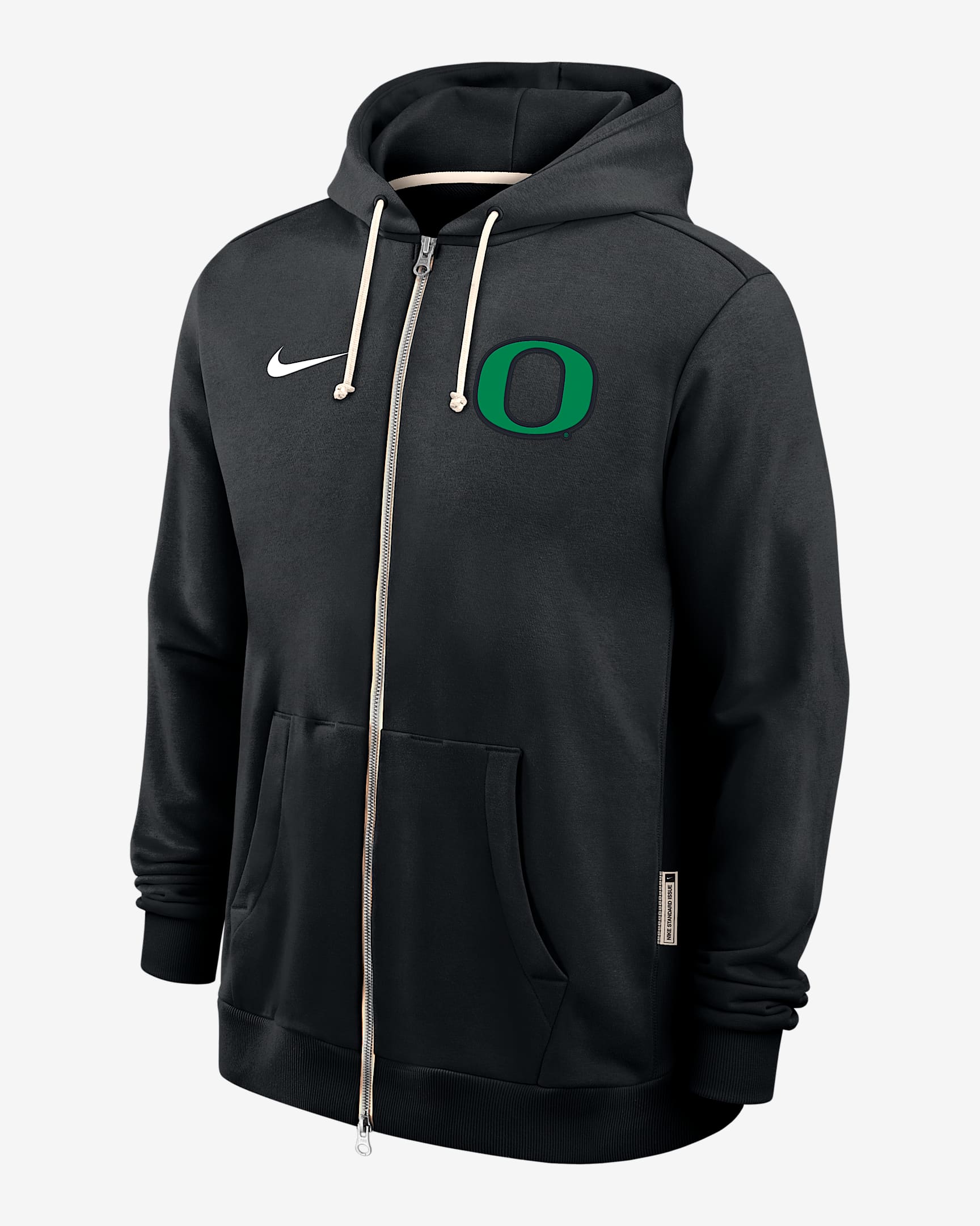 Oregon Sideline Men's Nike Dri-FIT College Full-Zip Hoodie - Black