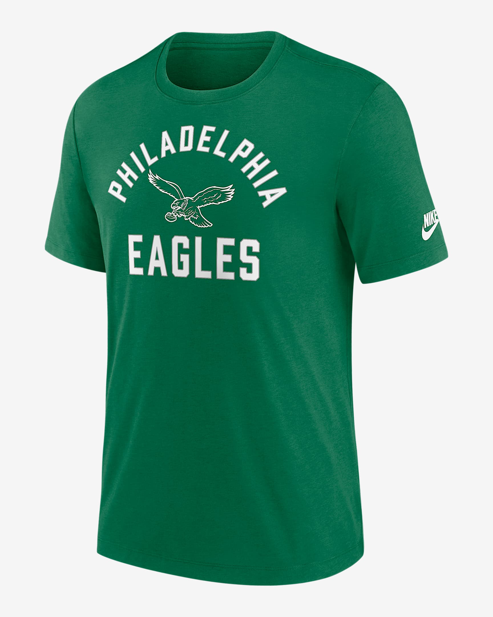Philadelphia Eagles Favorable Timeline Men's Nike NFL T-Shirt - Green