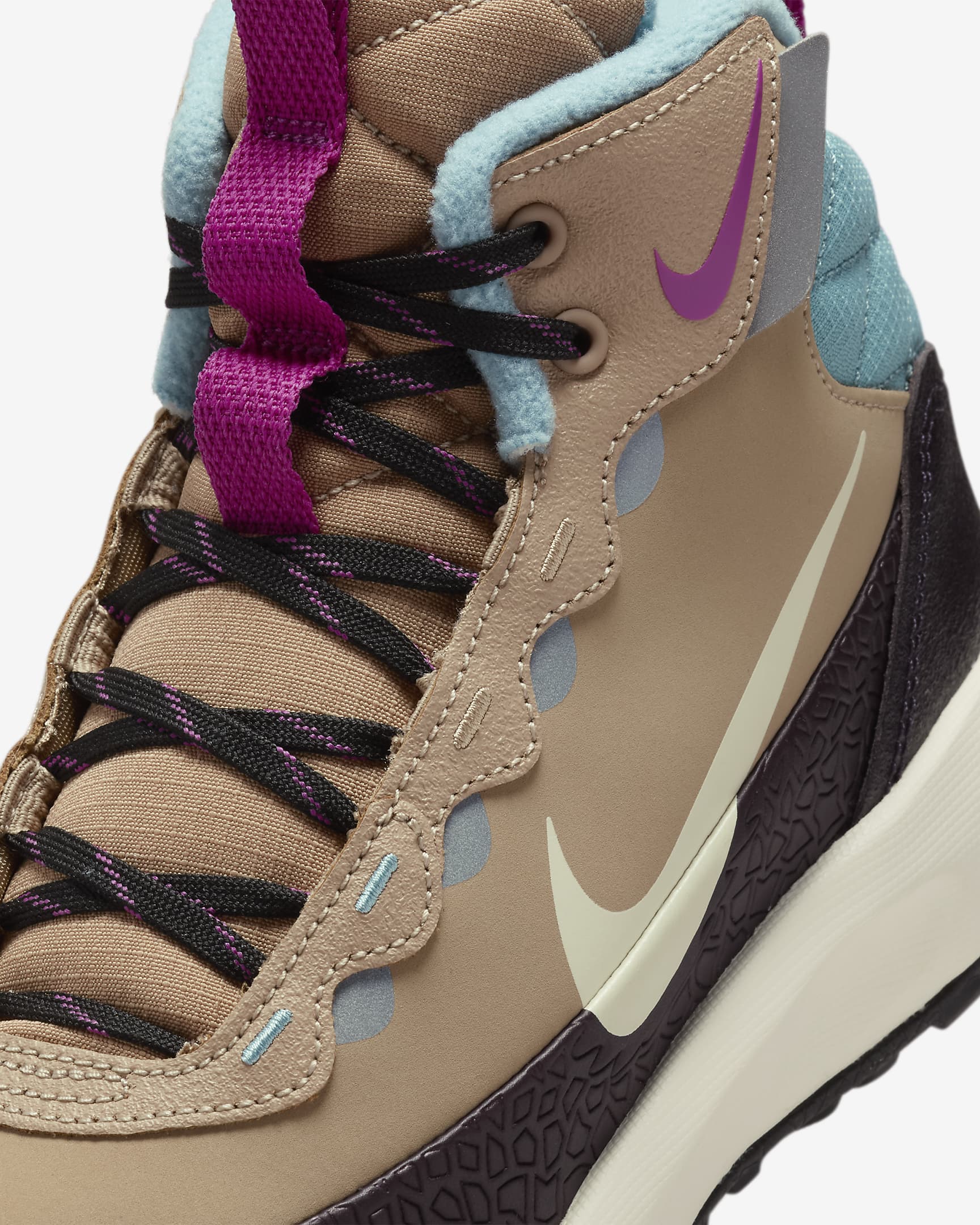 Nike Terrascout 大童鞋款 - Hemp/Burgundy Ash/Denim Turquoise/Pale Ivory