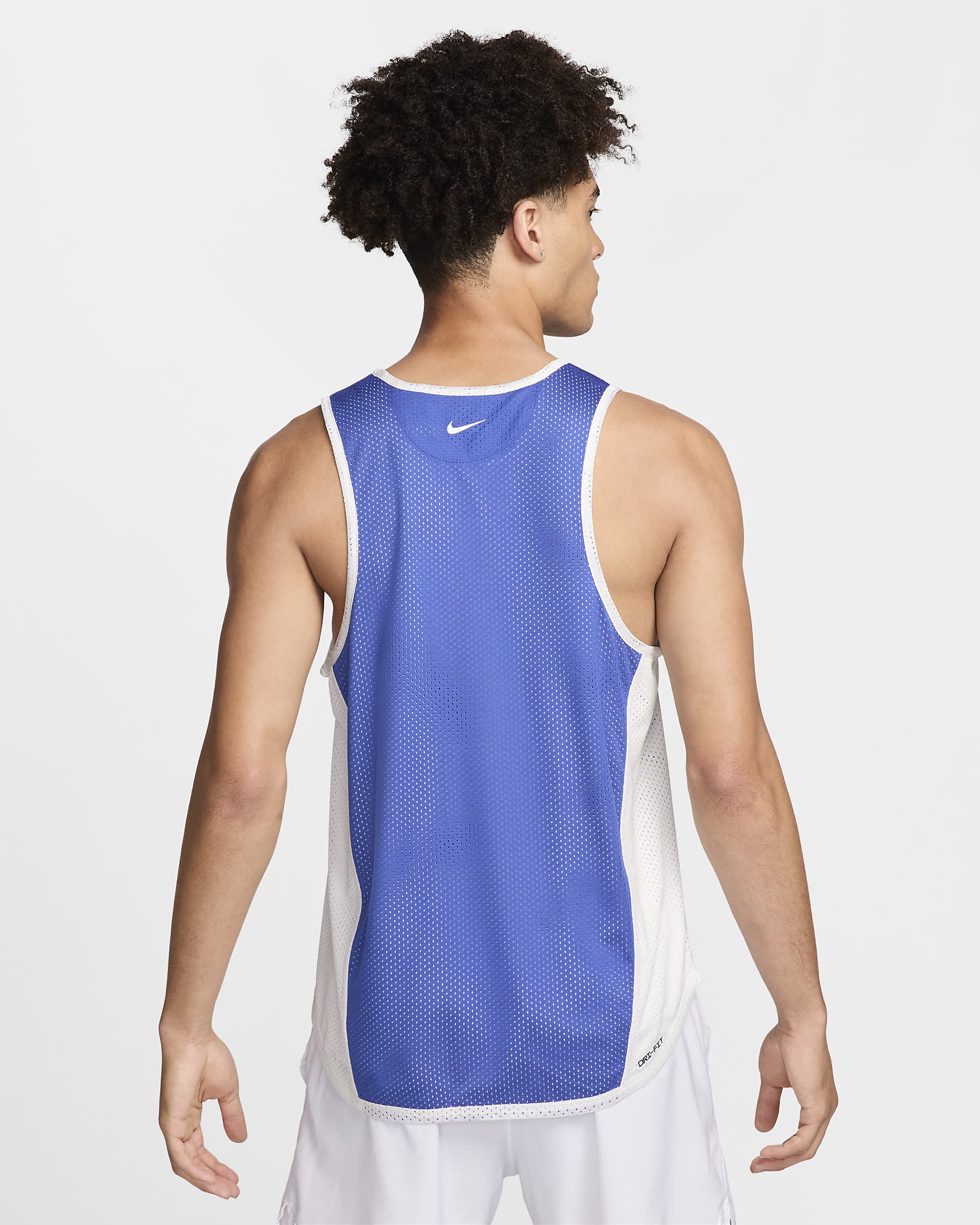 Nike Track Club Men's Dri-FIT Running Singlet - Astronomy Blue/Summit White/Summit White