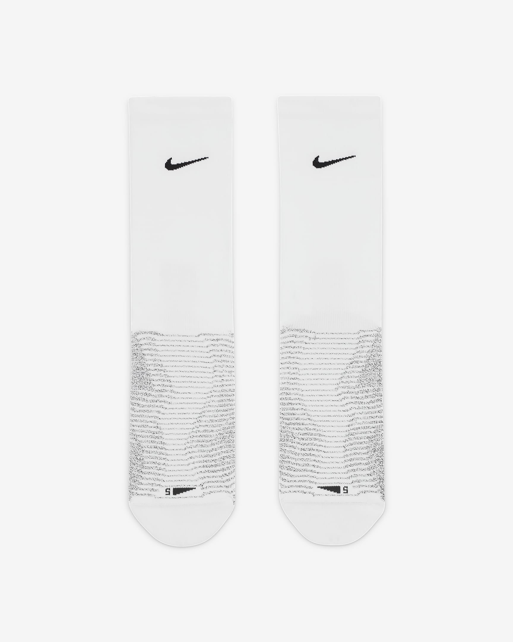 NikeGrip Vapor Strike Fußball-Crew-Socken - Weiß/Schwarz