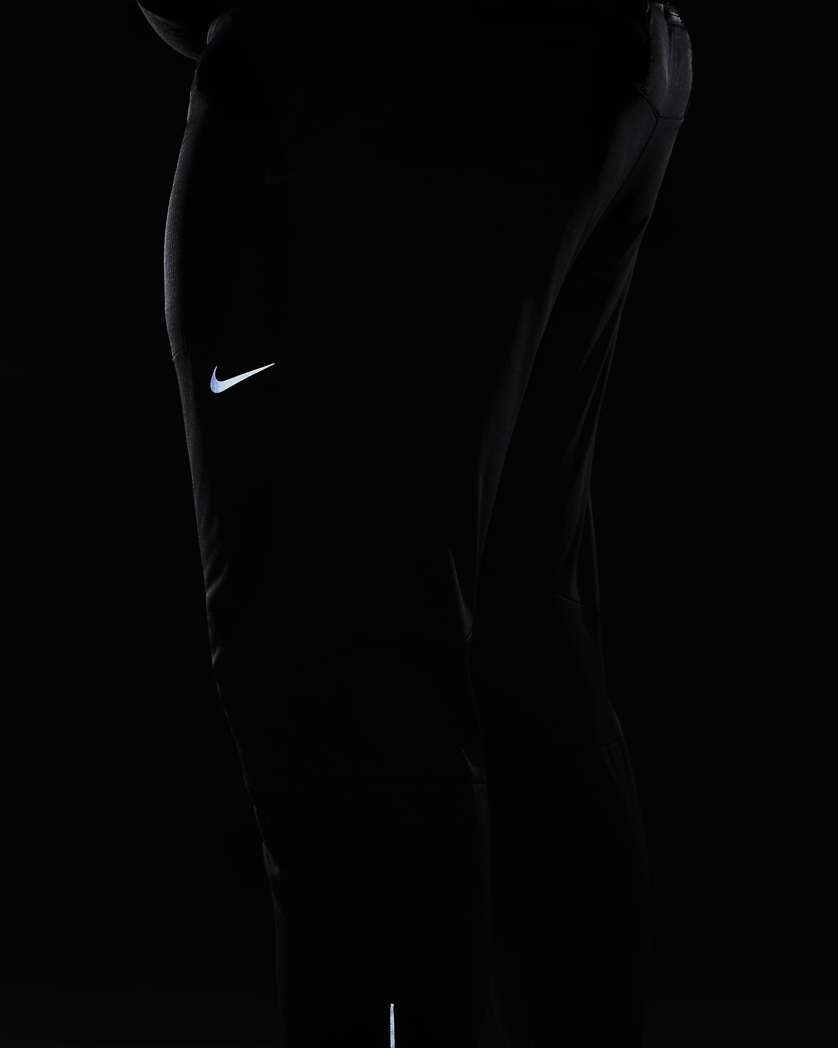 Męskie spodnie do biegania z dzianiny Nike Phenom Dri-FIT - Czerń