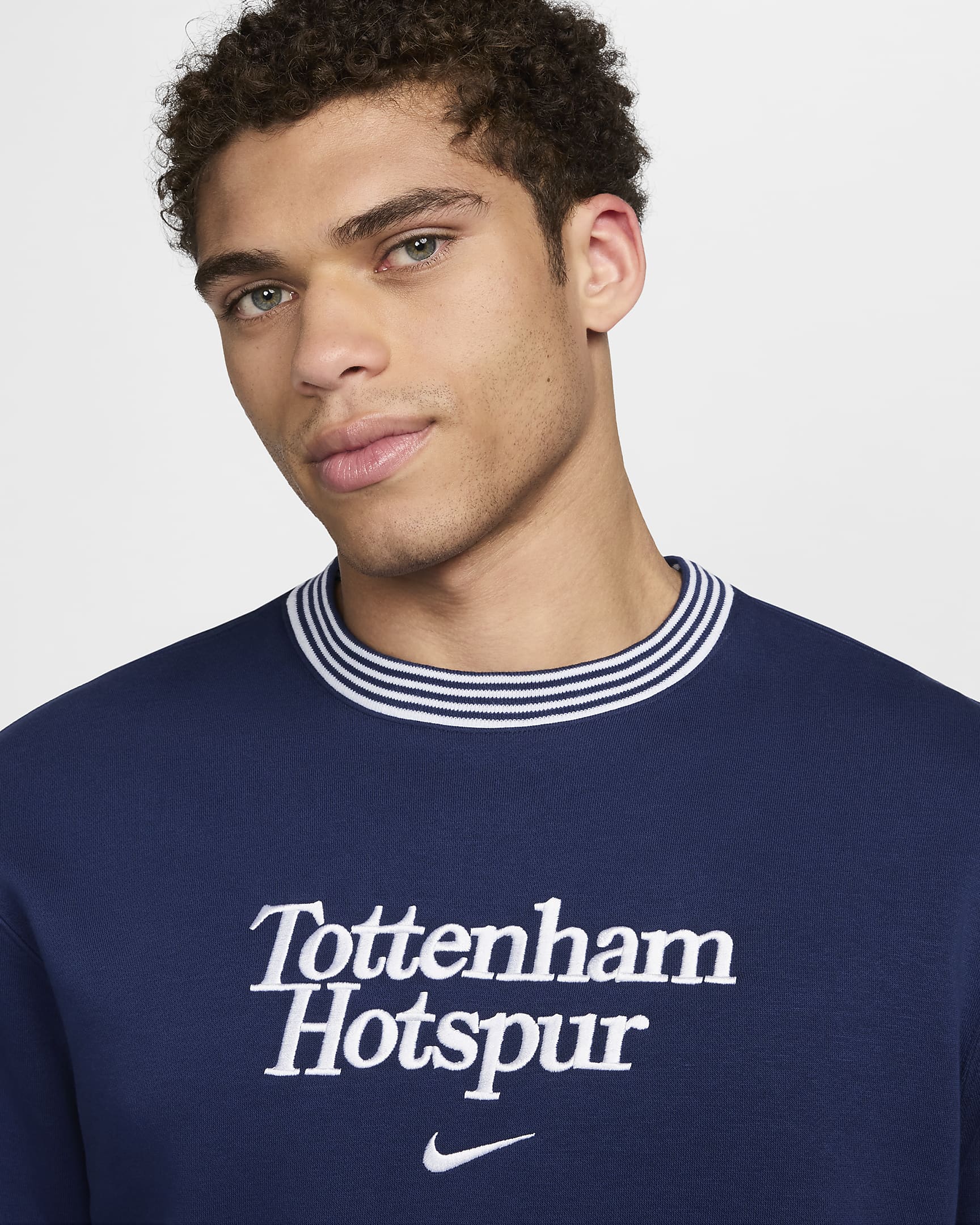 Sweat à col ras-du-cou Nike Football Tottenham Hotspur Club pour homme - Binary Blue/Blanc