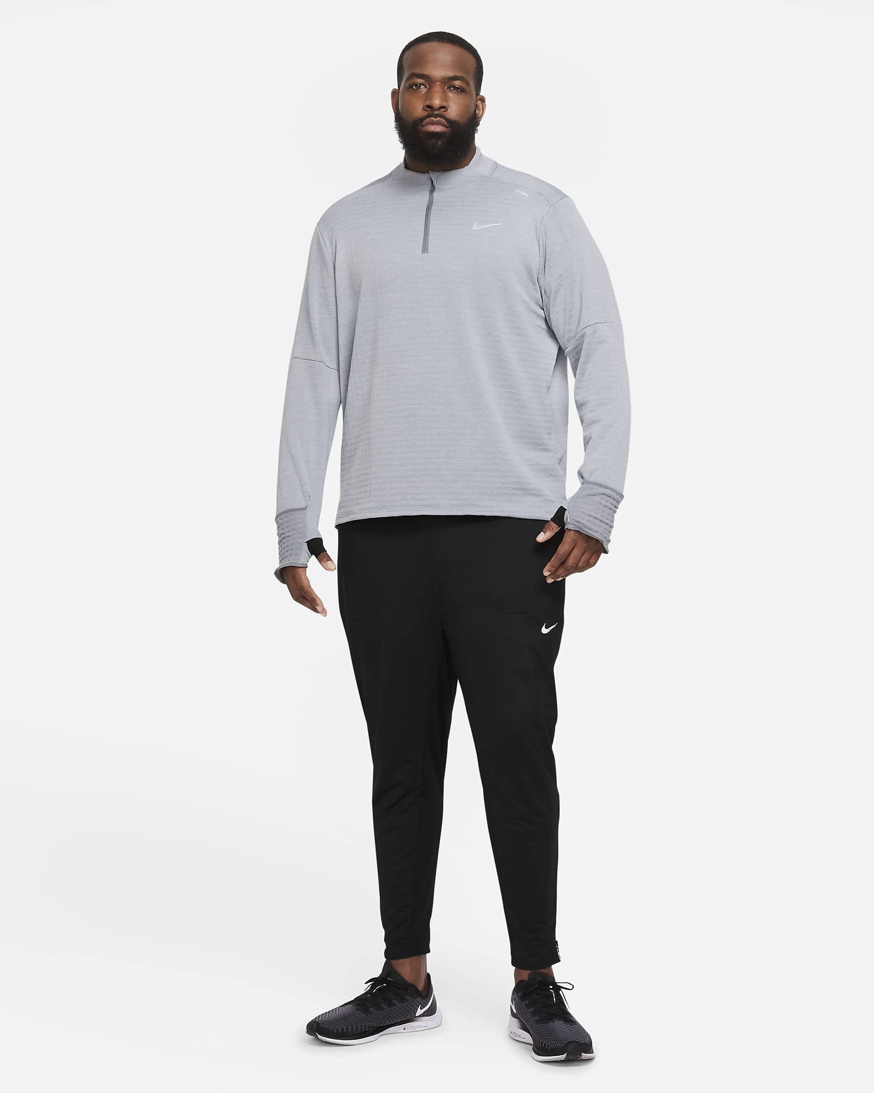 Nike Therma-FIT Repel Men's 1/4-Zip Running Top. Nike LU