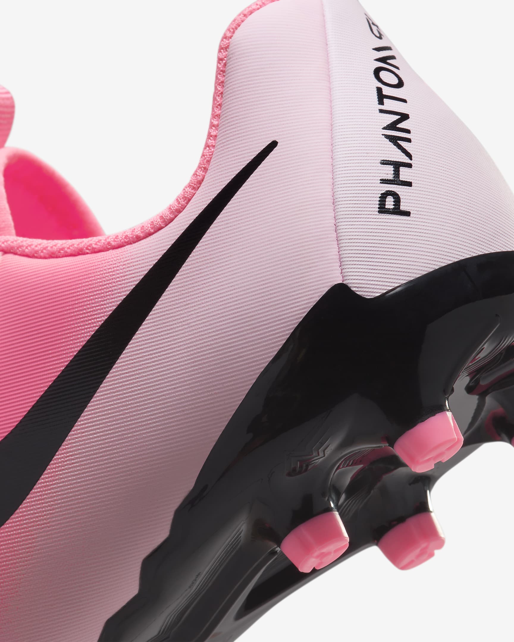 รองเท้าสตั๊ดฟุตบอลไม่หุ้มข้อเด็กเล็ก/เด็กโต MG Nike Jr. Phantom GX 2 Academy - Sunset Pulse/ดำ