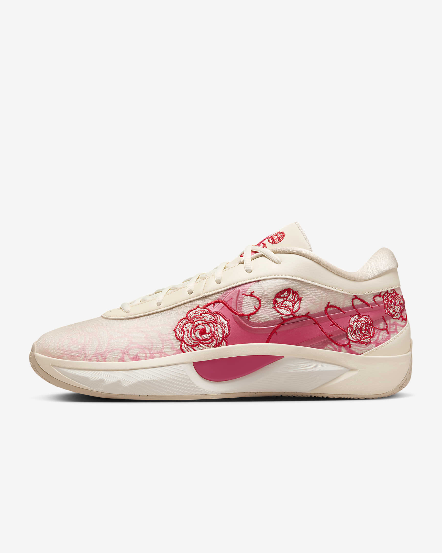 Giannis Freak 6 Basketballschuh - Coconut Milk/Sail/University Red/Aster Pink