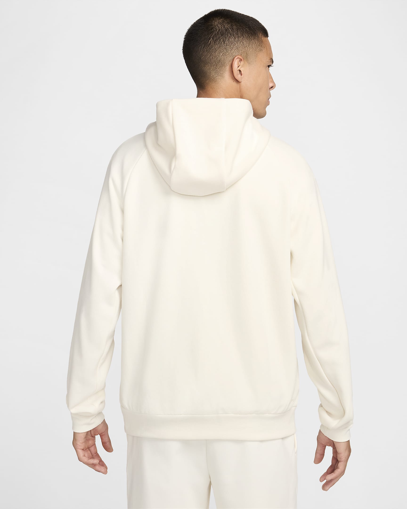 Nike Primary vielseitige Dri-FIT UV Kapuzenjacke mit durchgehendem Reißverschluss (Herren) - Pale Ivory/Pale Ivory