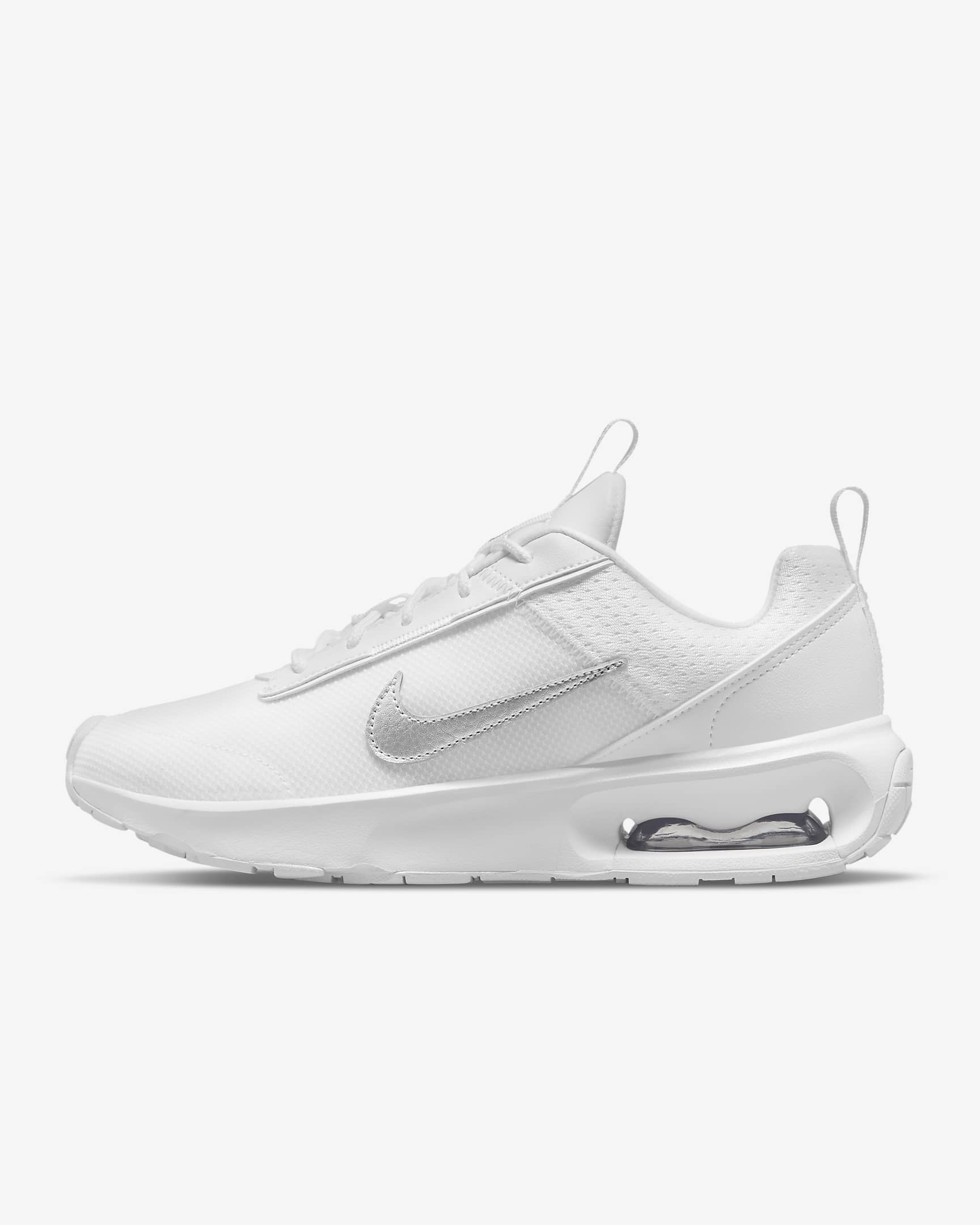 Nike Air Max INTRLK Lite Women's Shoes - White/White/Metallic Silver