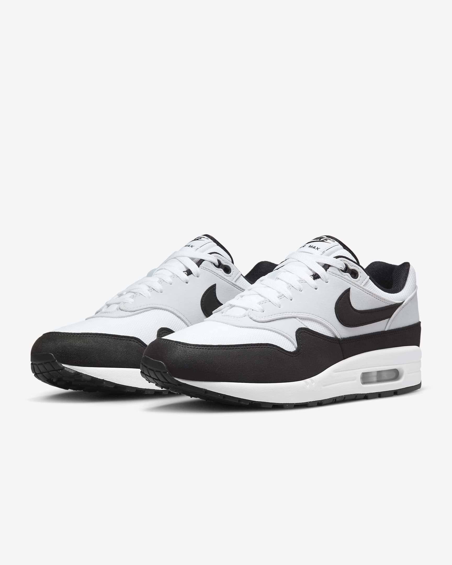 Nike Air Max 1 Men's Shoes - White/Pure Platinum/Black
