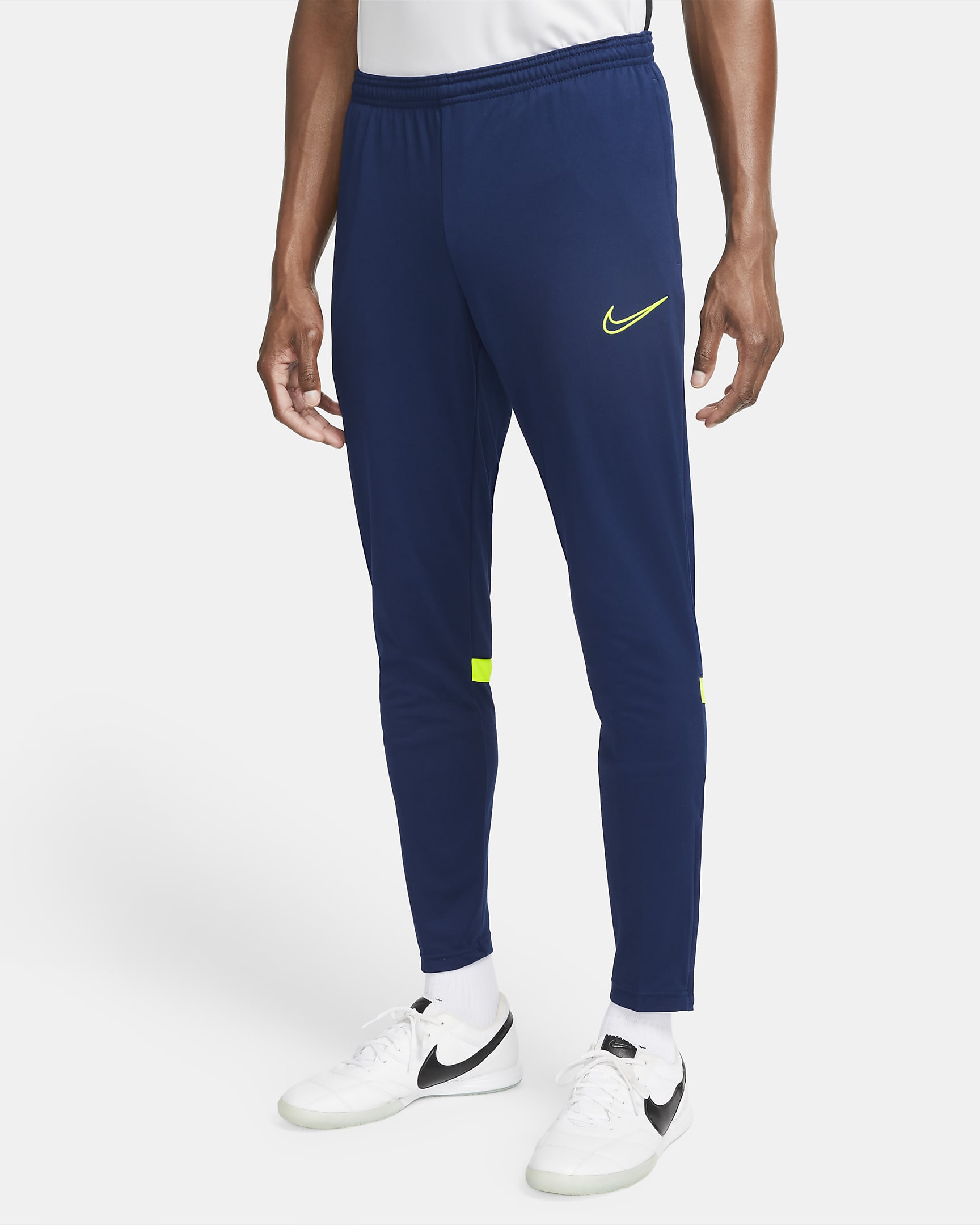 Pantalones de fútbol para hombre Nike Dri-FIT Academy - Azul vacío/Azul vacío/Volt/Volt