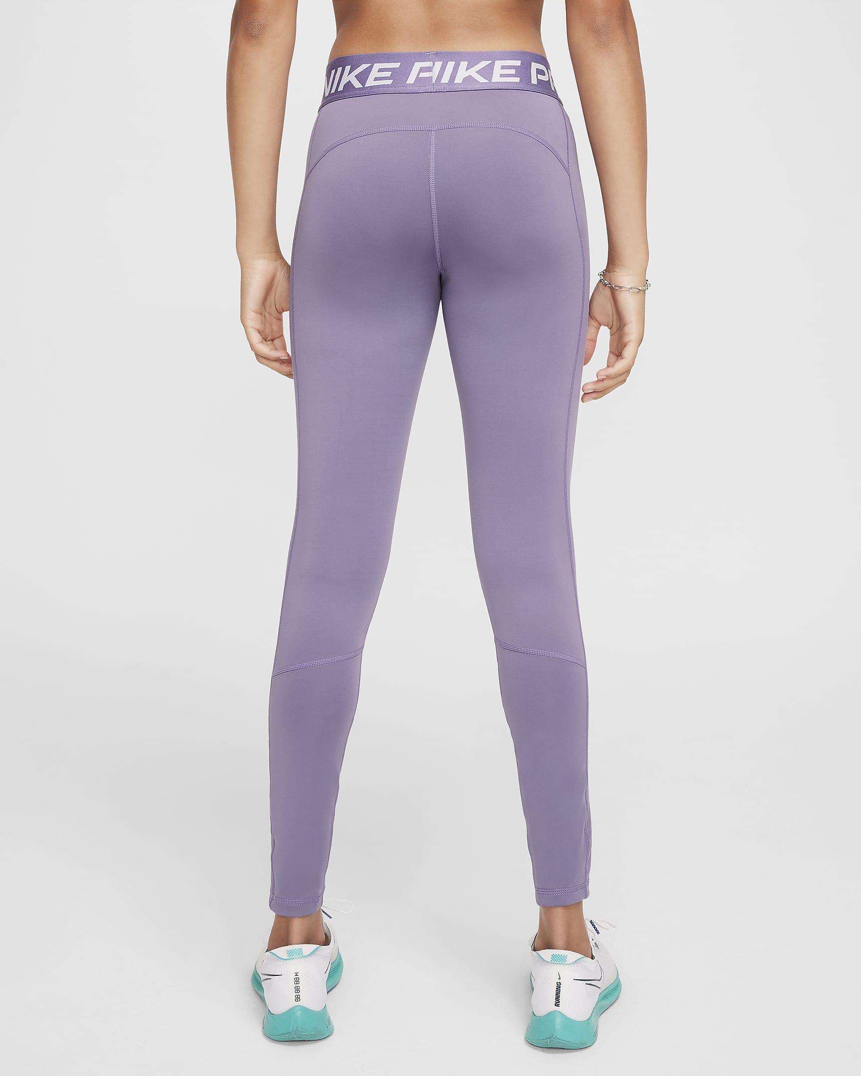 Nike Pro Leak Protection: Period Leggings Dri-FIT - Nena - Daybreak/Blanc