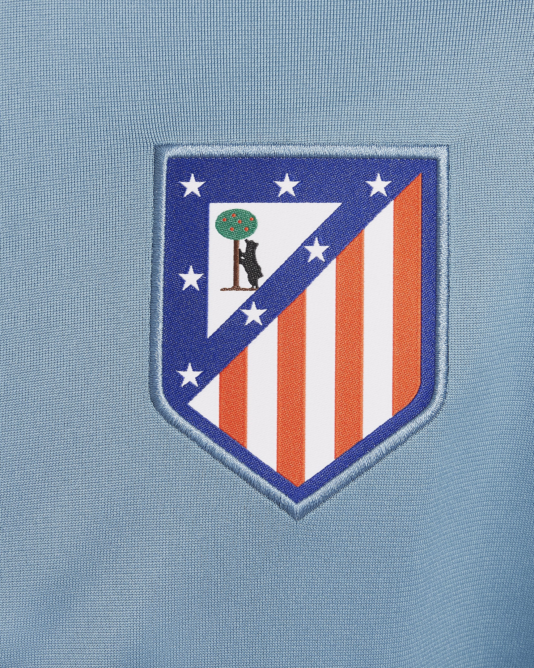 Atlético Madrid Strike Nike Dri-FIT knit voetbaltrainingspak voor kids - Noise Aqua/Flat Pewter/Light Iron Ore/Light Crimson