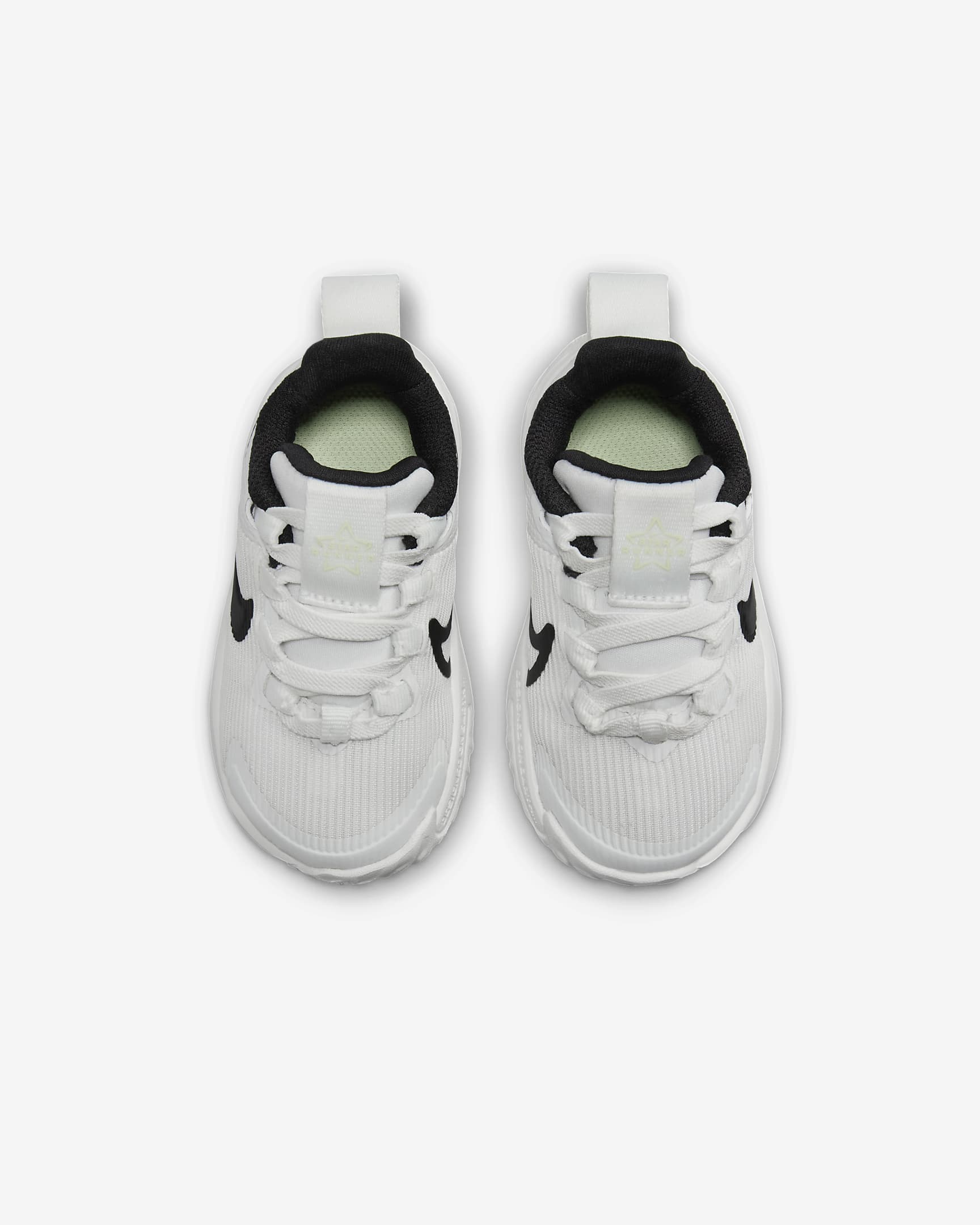 Sko Nike Star Runner 4 för baby/små barn - Summit White/Barely Volt/Vit/Svart