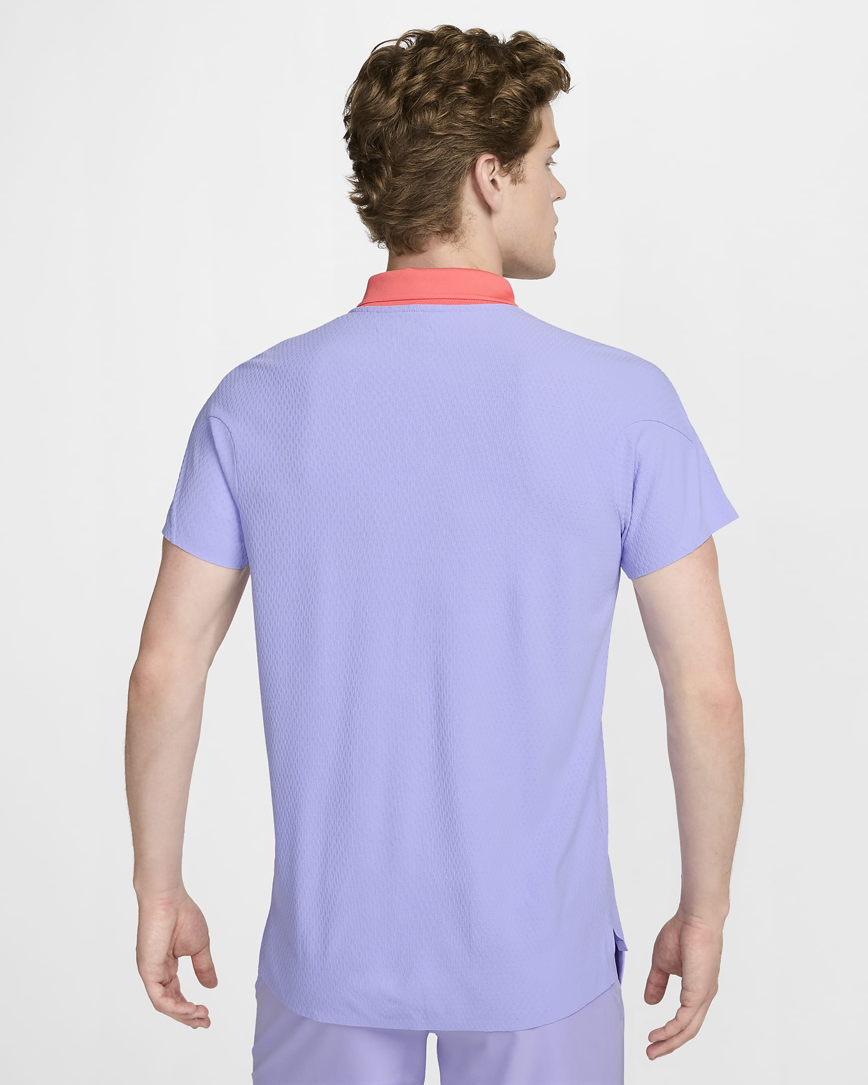 Polo de tennis Dri-FIT ADV NikeCourt Slam Ultimate pour homme - Purple Pulse/Purple Pulse/Light Wild Mango/Noir