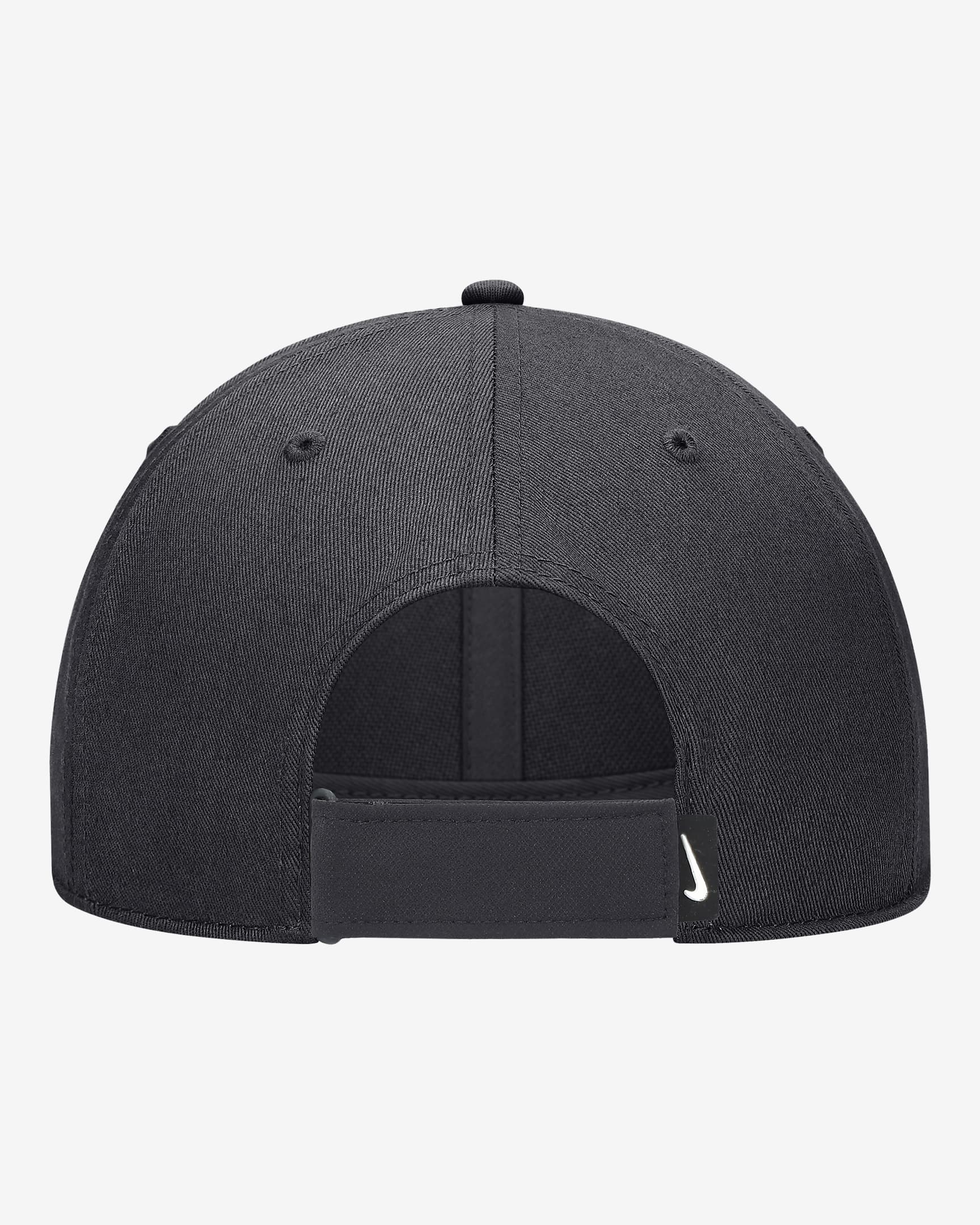 Nike Club Structured Dri-FIT Softball Futura Swoosh Cap - Anthracite