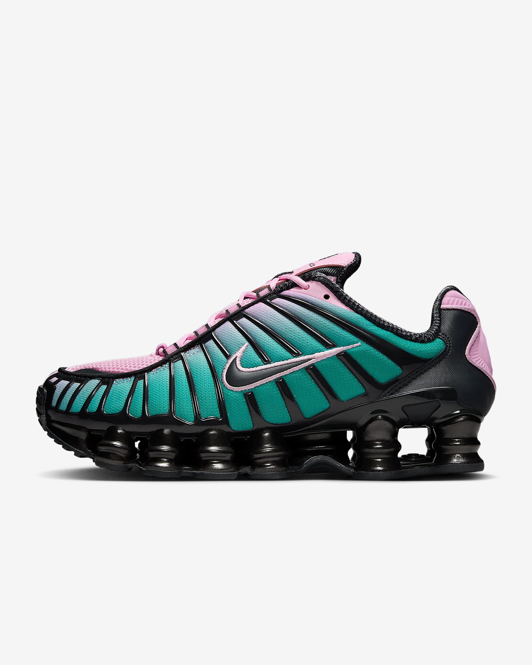 Nike Shox TL Fade Women's Shoes - Light Arctic Pink/Off-Noir/Neptune Green