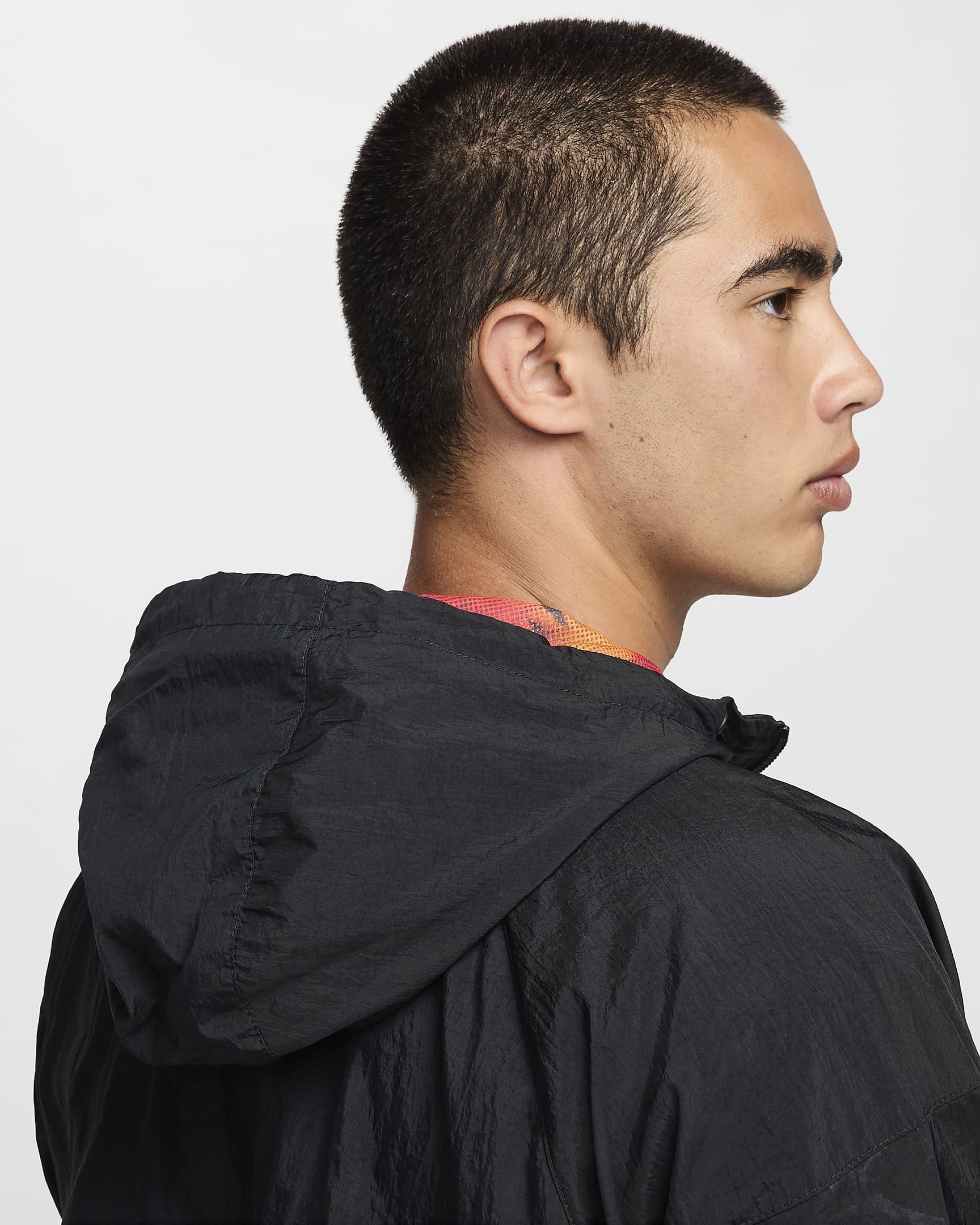 เสื้อแจ็คเก็ต Windrunner มีซับในผู้ชาย Breaking Nike Sportswear - ดำ