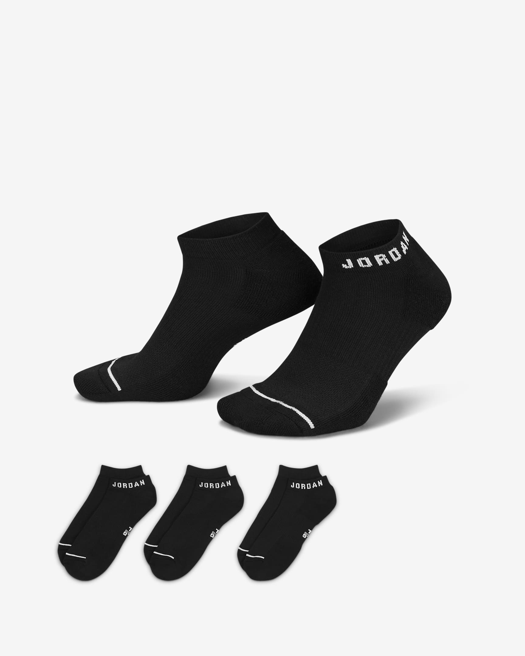 Jordan Everyday NoShow Socks (3 Pairs).