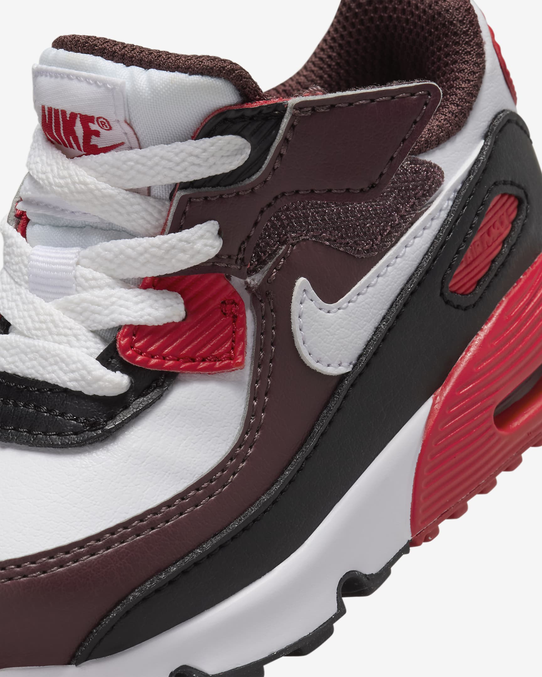 Nike Air Max 90 EasyOn Baby/Toddler Shoes - Burgundy Crush/Black/University Red/White