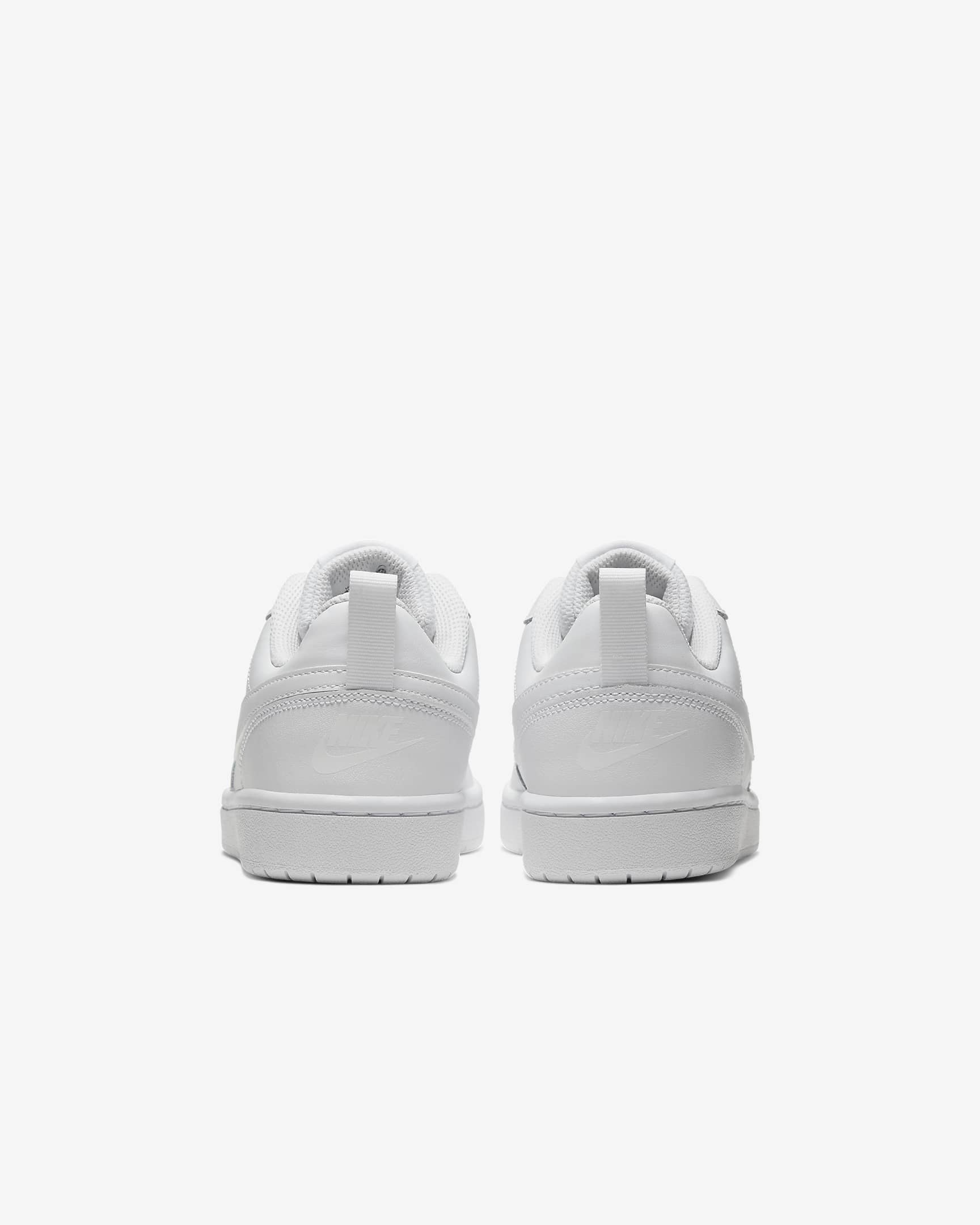 Nike Court Borough Low 2 Older Kids' Shoes - White/White/White