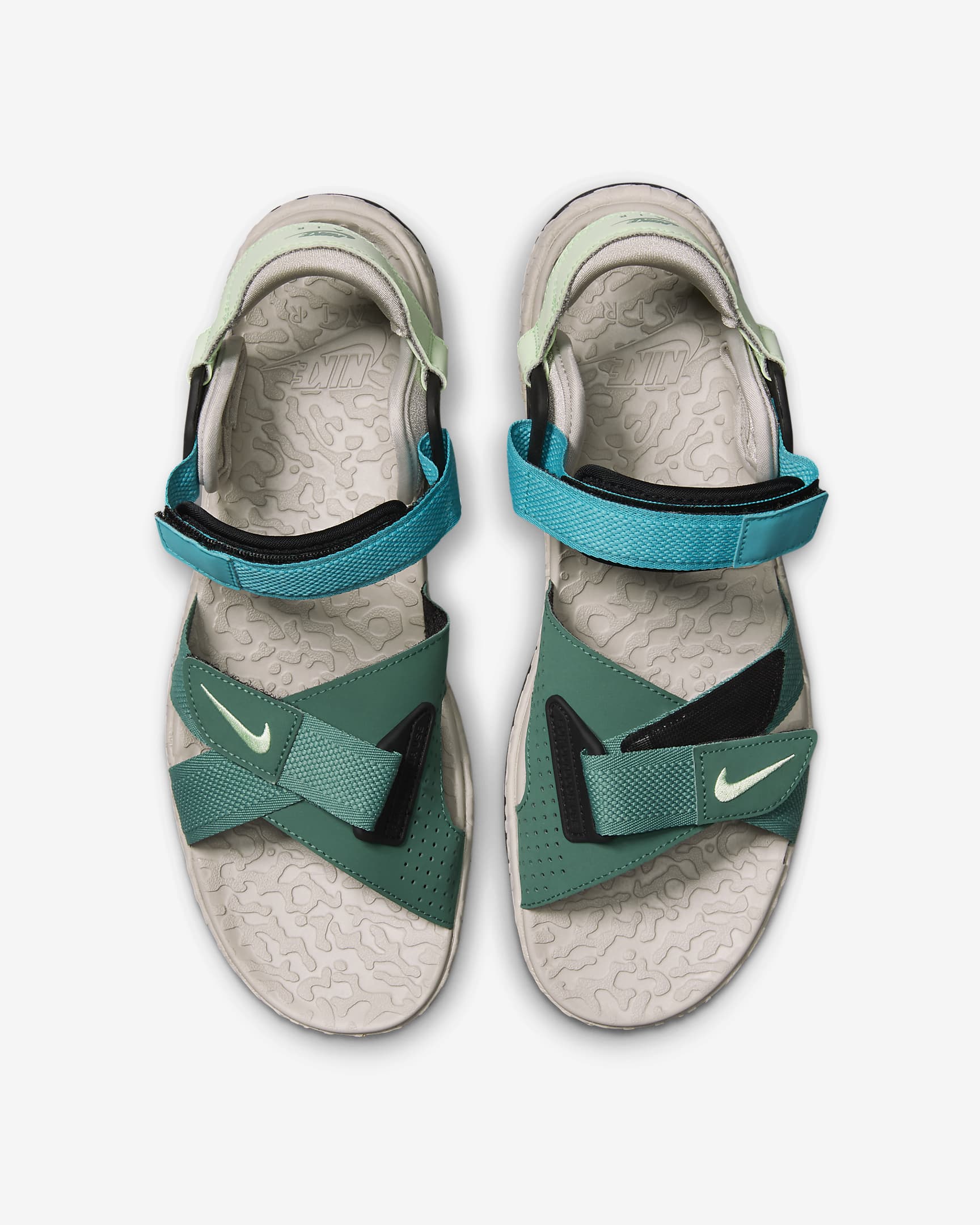 Nike ACG Air Deschutz+ Sandals - Bicoastal/Black/Light Iron Ore/Vapour Green