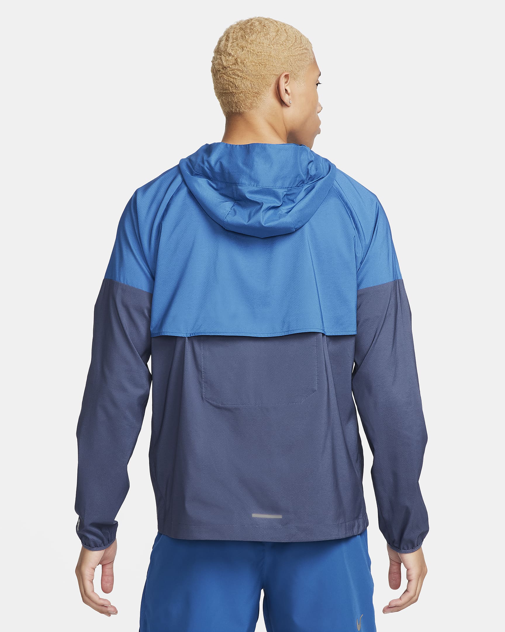 Nike Windrunner Repel-løbejakke til mænd - Court Blue/Thunder Blue