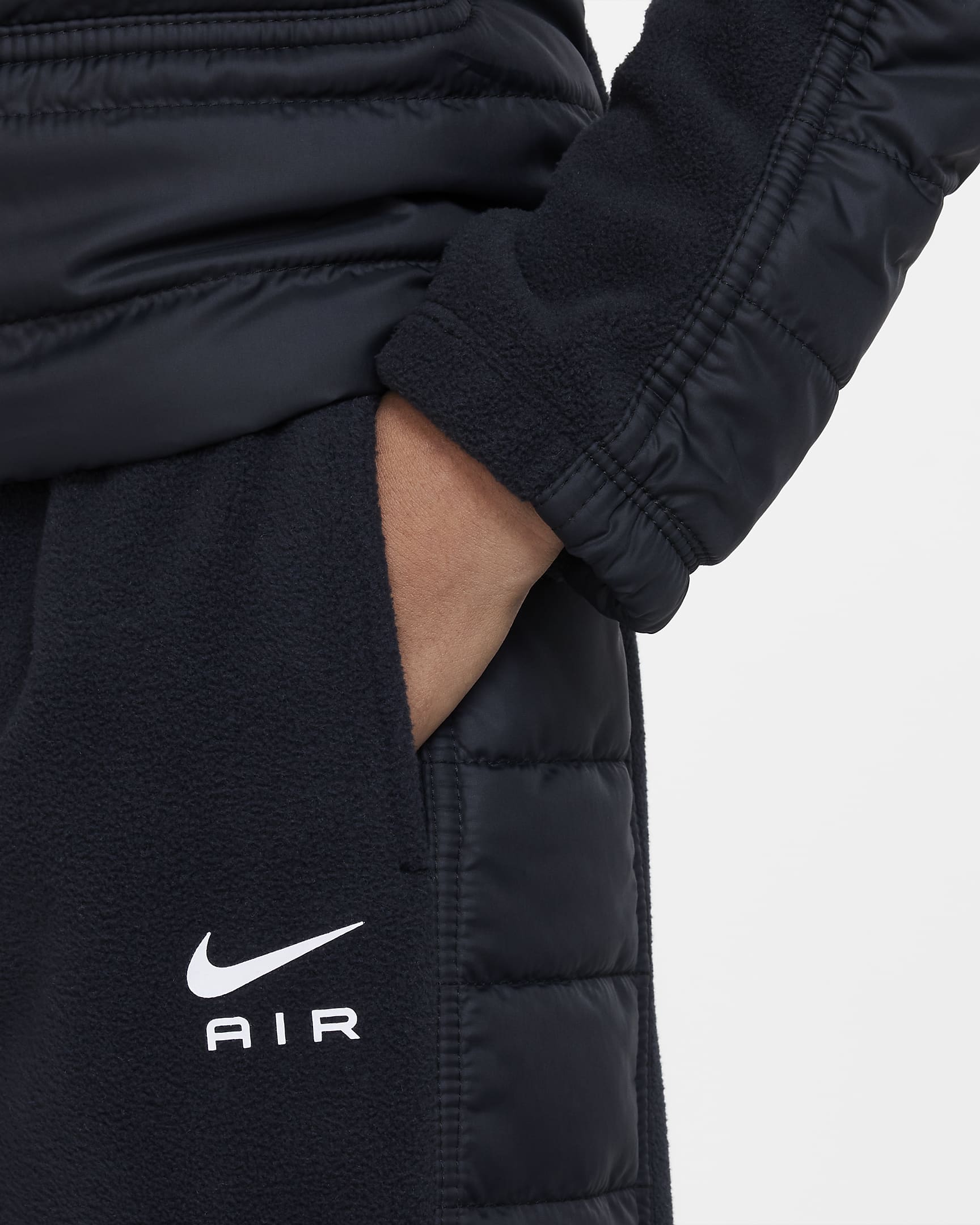 Nike Air Winterized Big Kids' Pants - Black/White