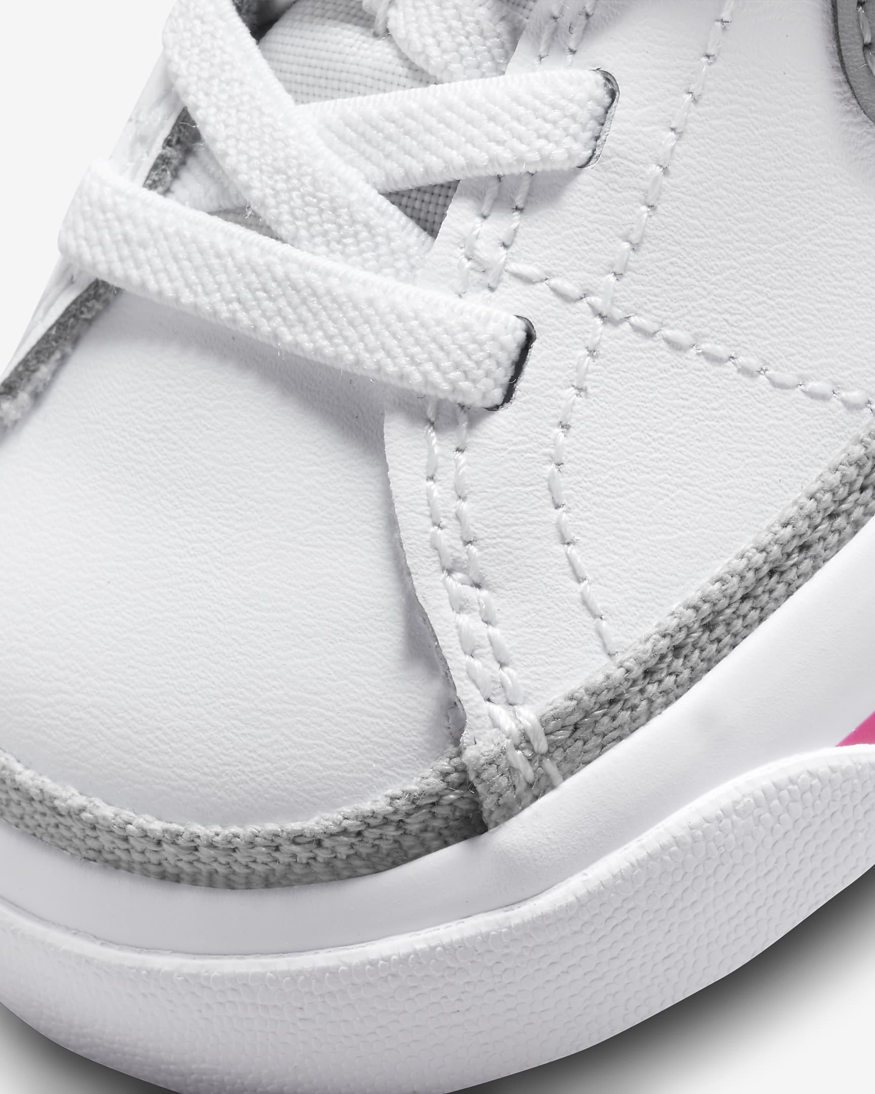 NikeCourt Legacy Baby/Toddler Shoes - White/Pink Prime/Kumquat/Light Smoke Grey