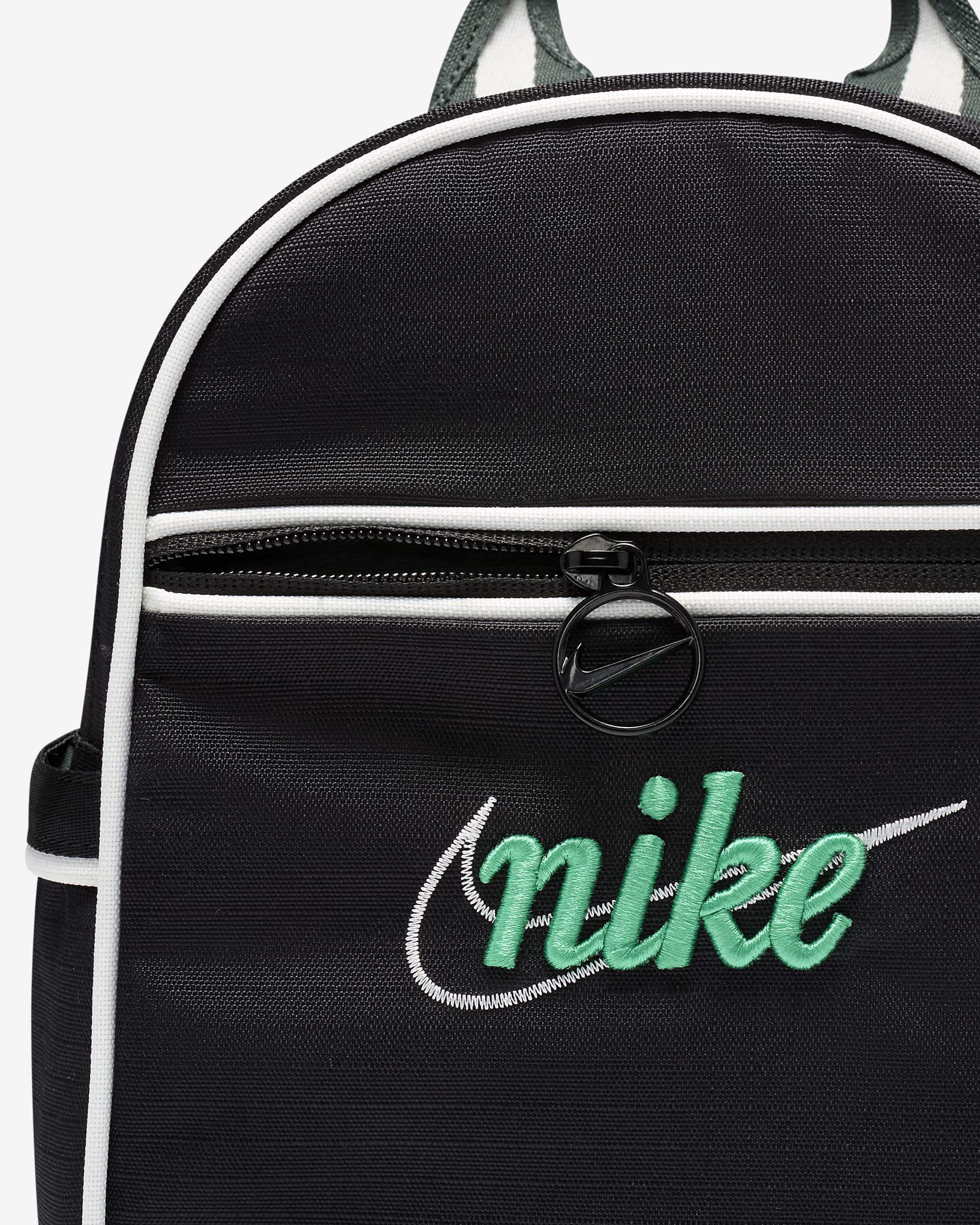 Minimochila Nike Sportswear Futura 365 (6 L) - Negro/Vela/Verde estadio