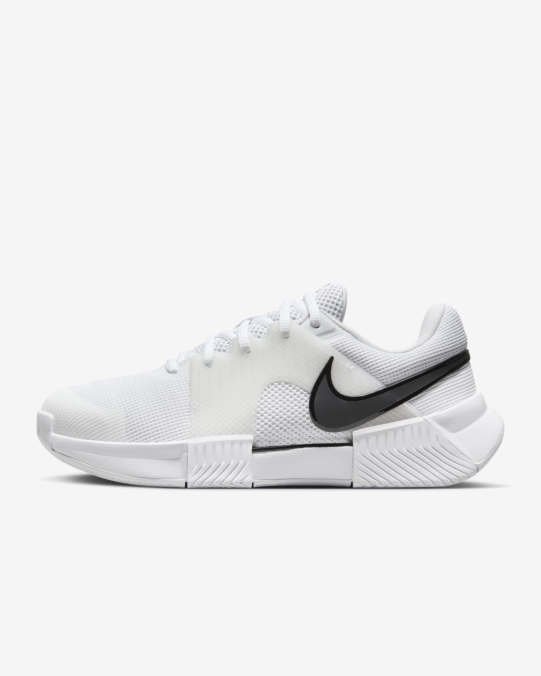 Chaussure de tennis pour surface dure Nike Zoom GP Challenge 1 pour femme - Blanc/Blanc/Noir