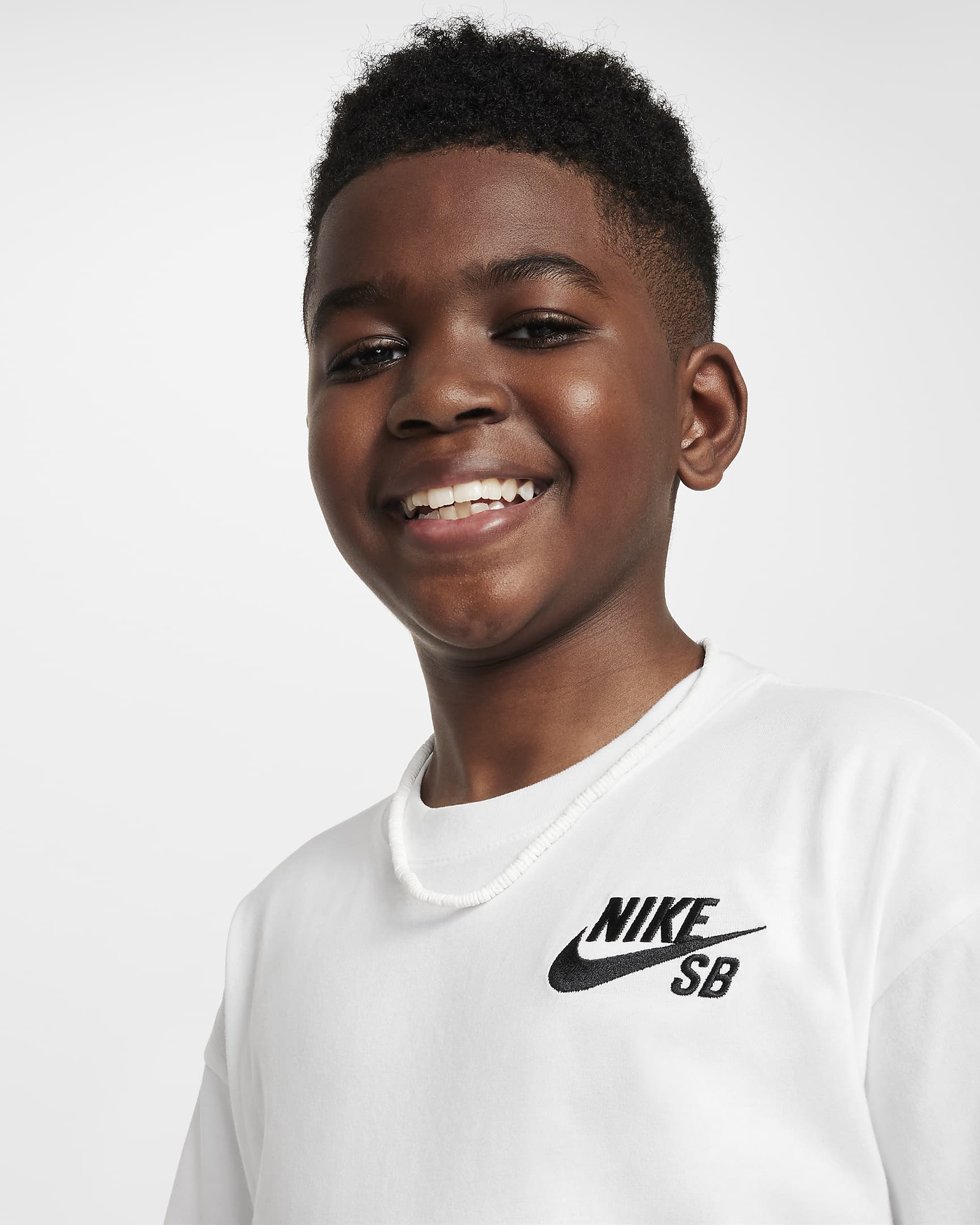 Nike SB Big Kids' Skate T-Shirt - White