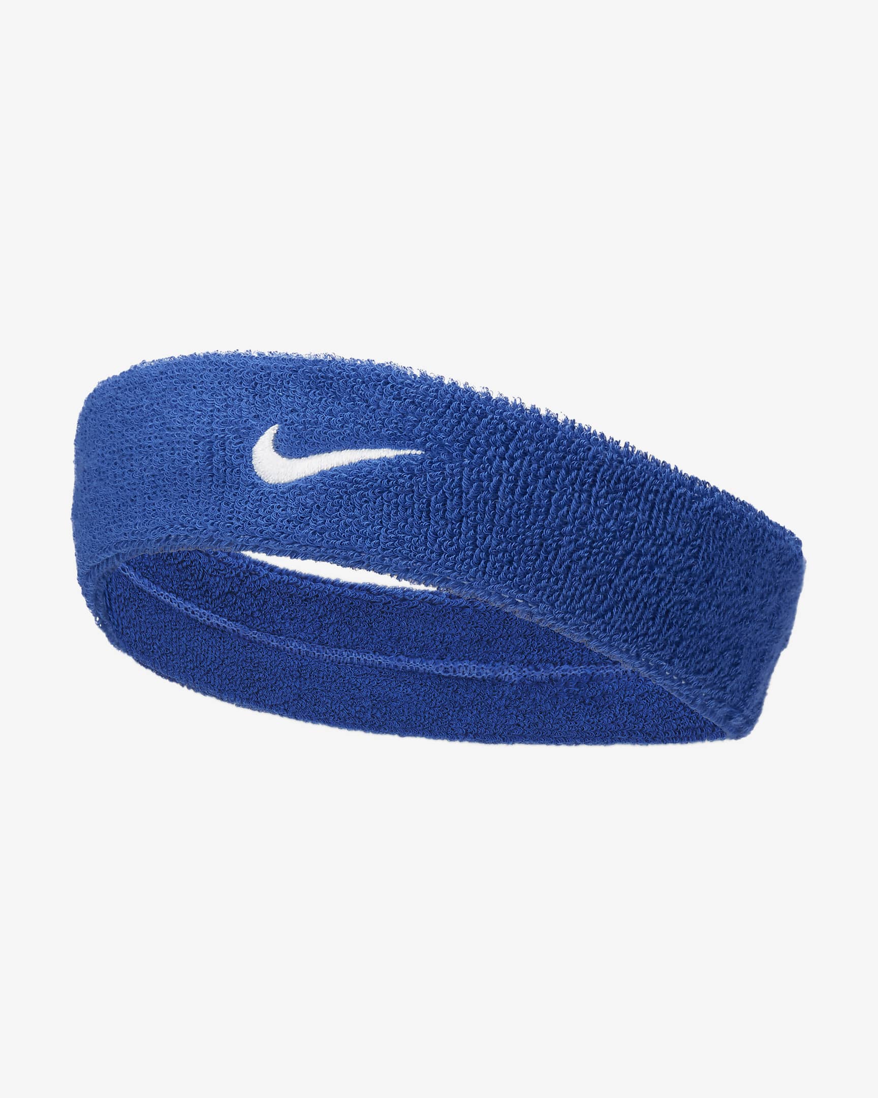 Cinta para el pelo Nike Swoosh - Azul team/Blanco